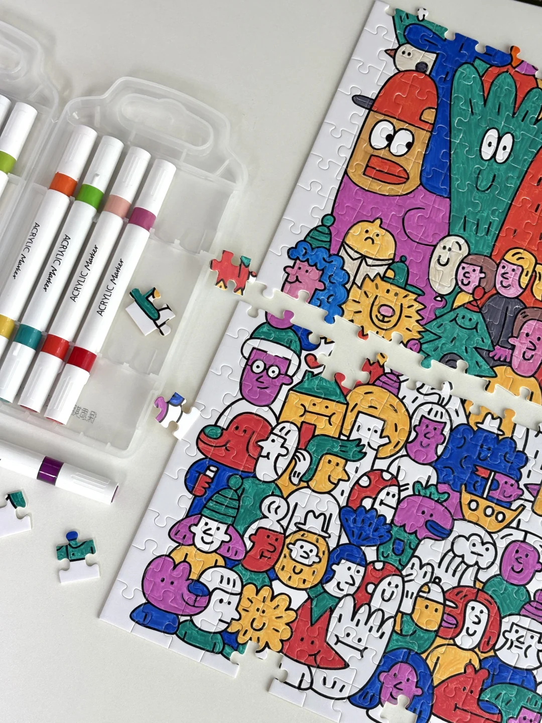 拼图的尽头是涂鸦！！