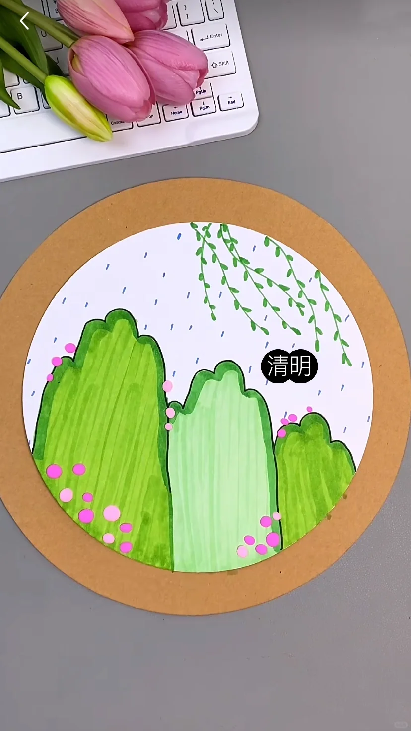 春天创意手工画合集