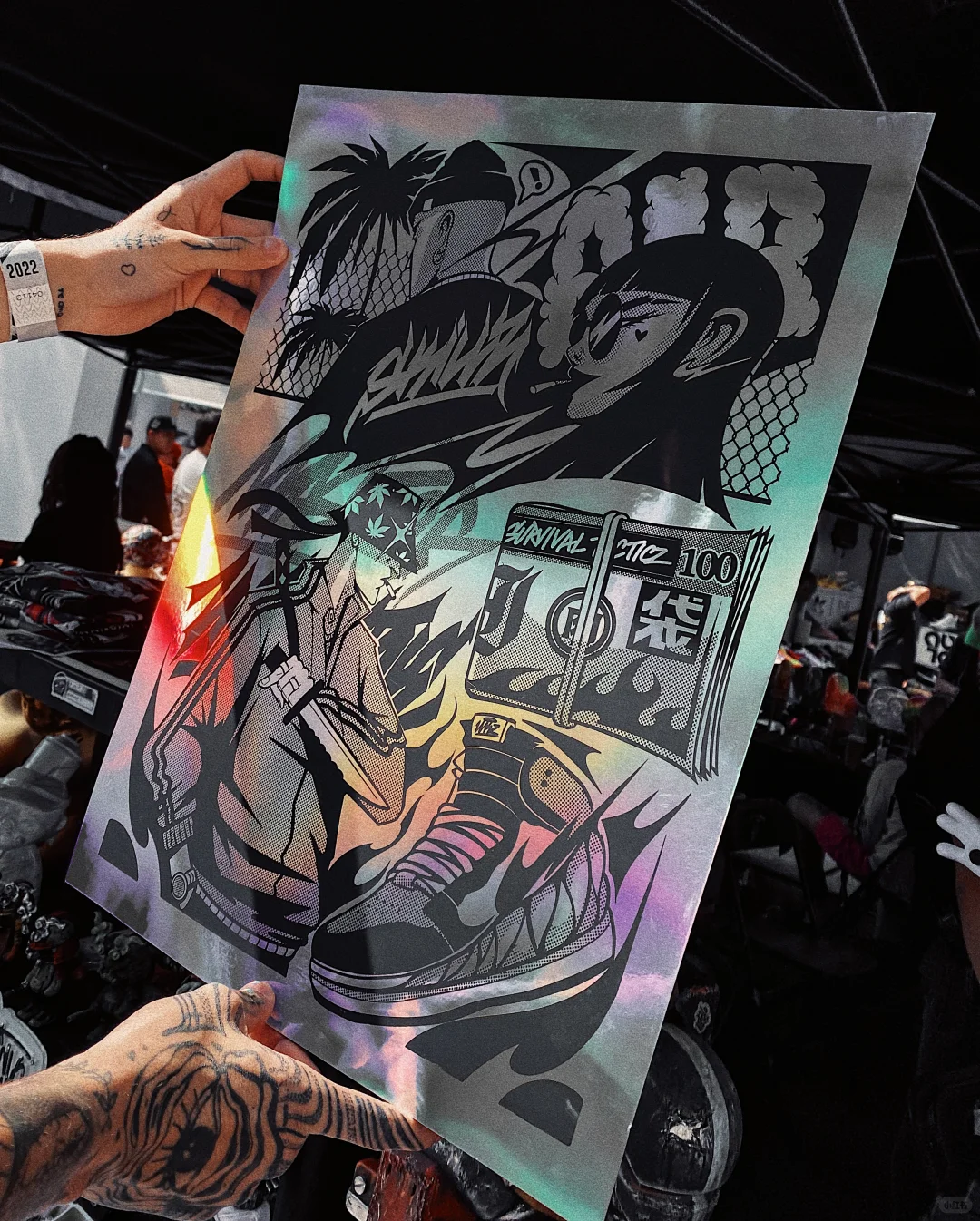 Wildstyle/ Holografic Screenprint