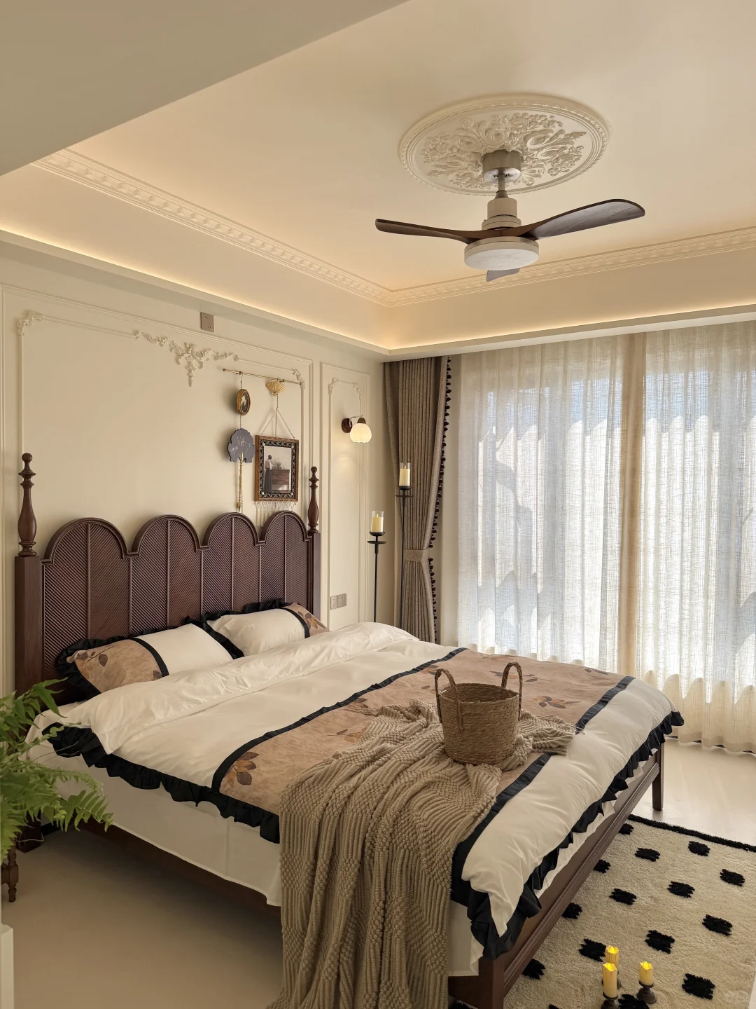 中古风卧室布置，谁懂，这个氛围感绝了?……