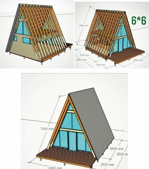 手把手教你建一座美式经典A字屋
