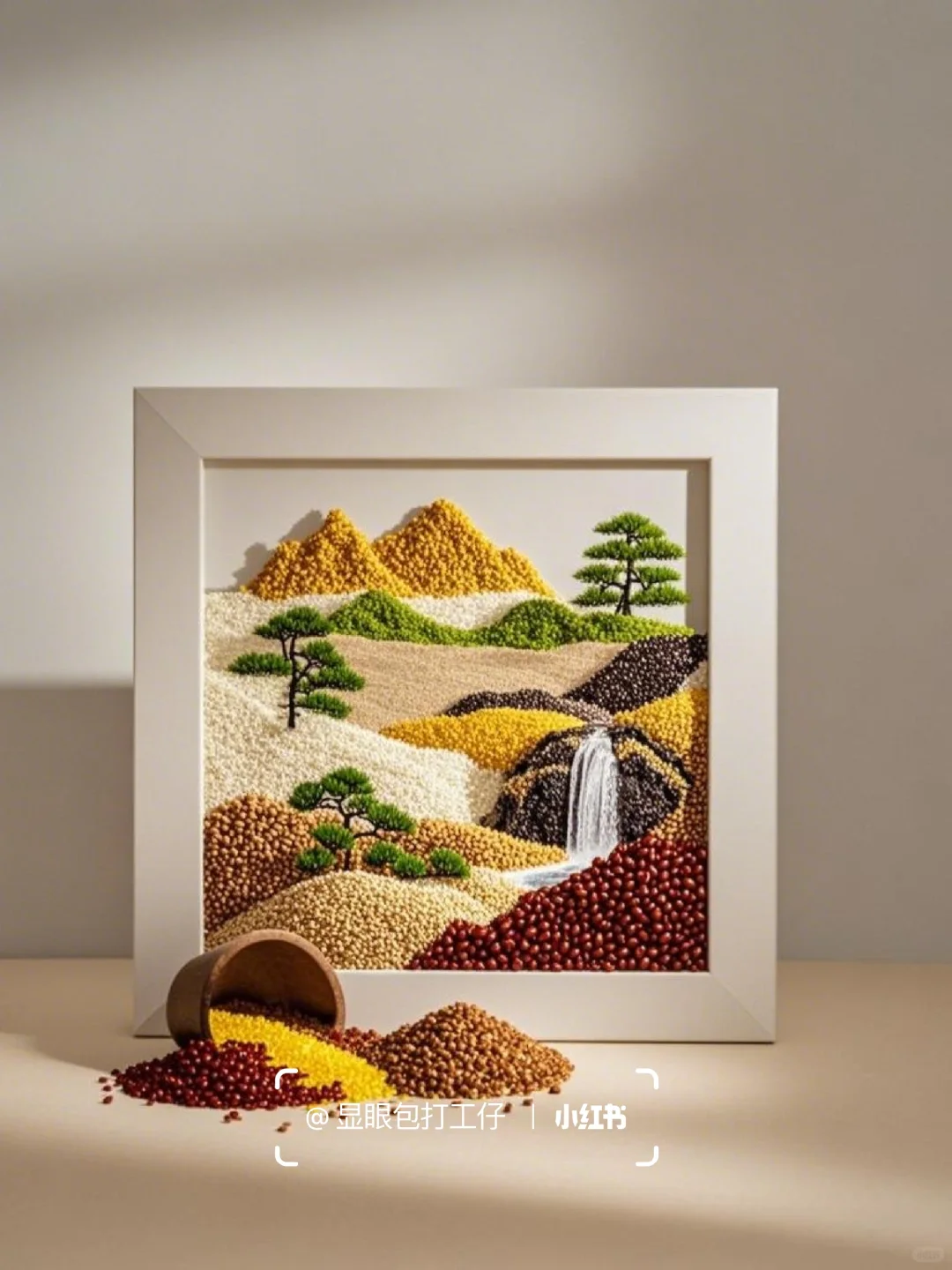 五谷杂粮相框贴画 | 山水艺术
