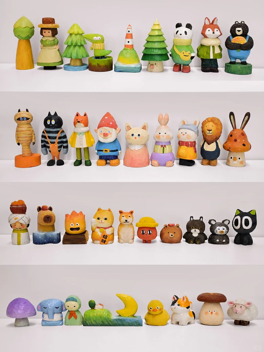 记录一下木雕入坑快两年做出的作品