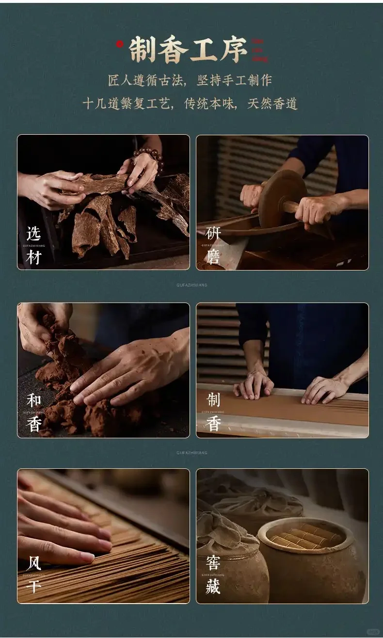 线香的分类与制作工艺流程