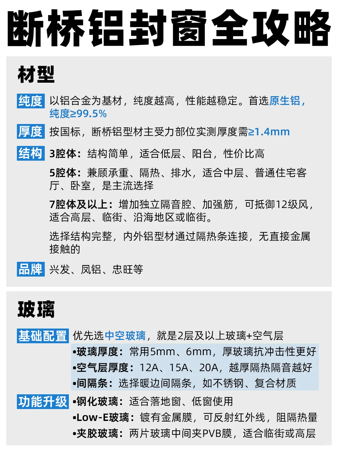 断桥铝封窗全攻略‼️装修小白一定要看这篇