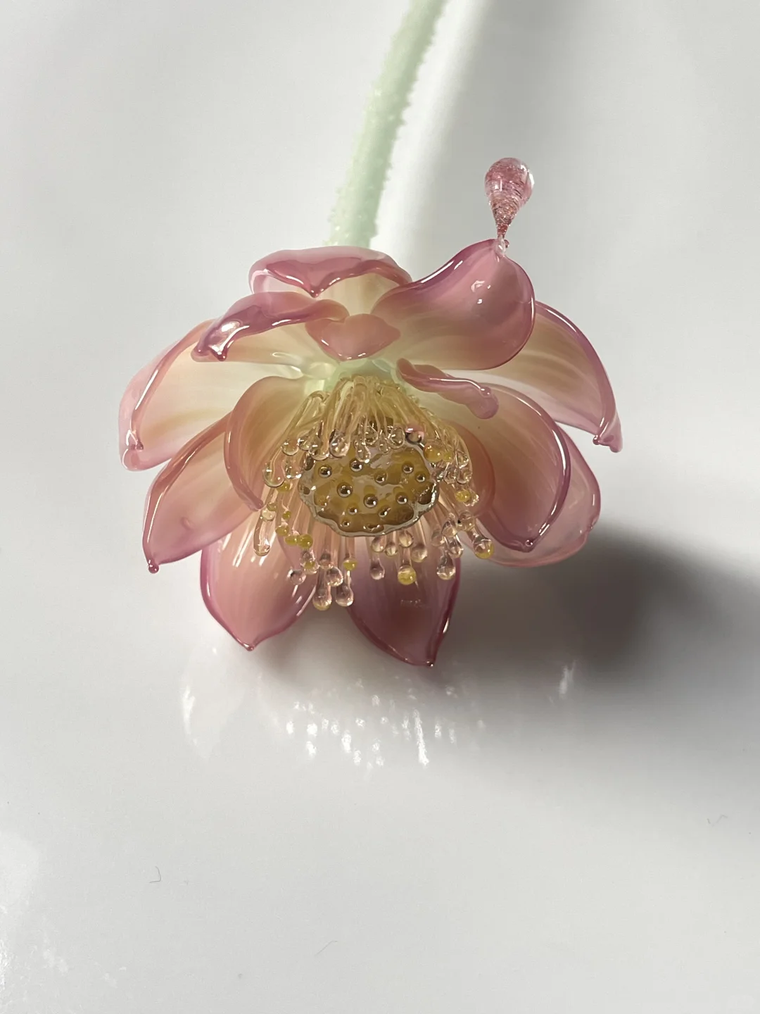 灯工玻璃荷花日常练习分享