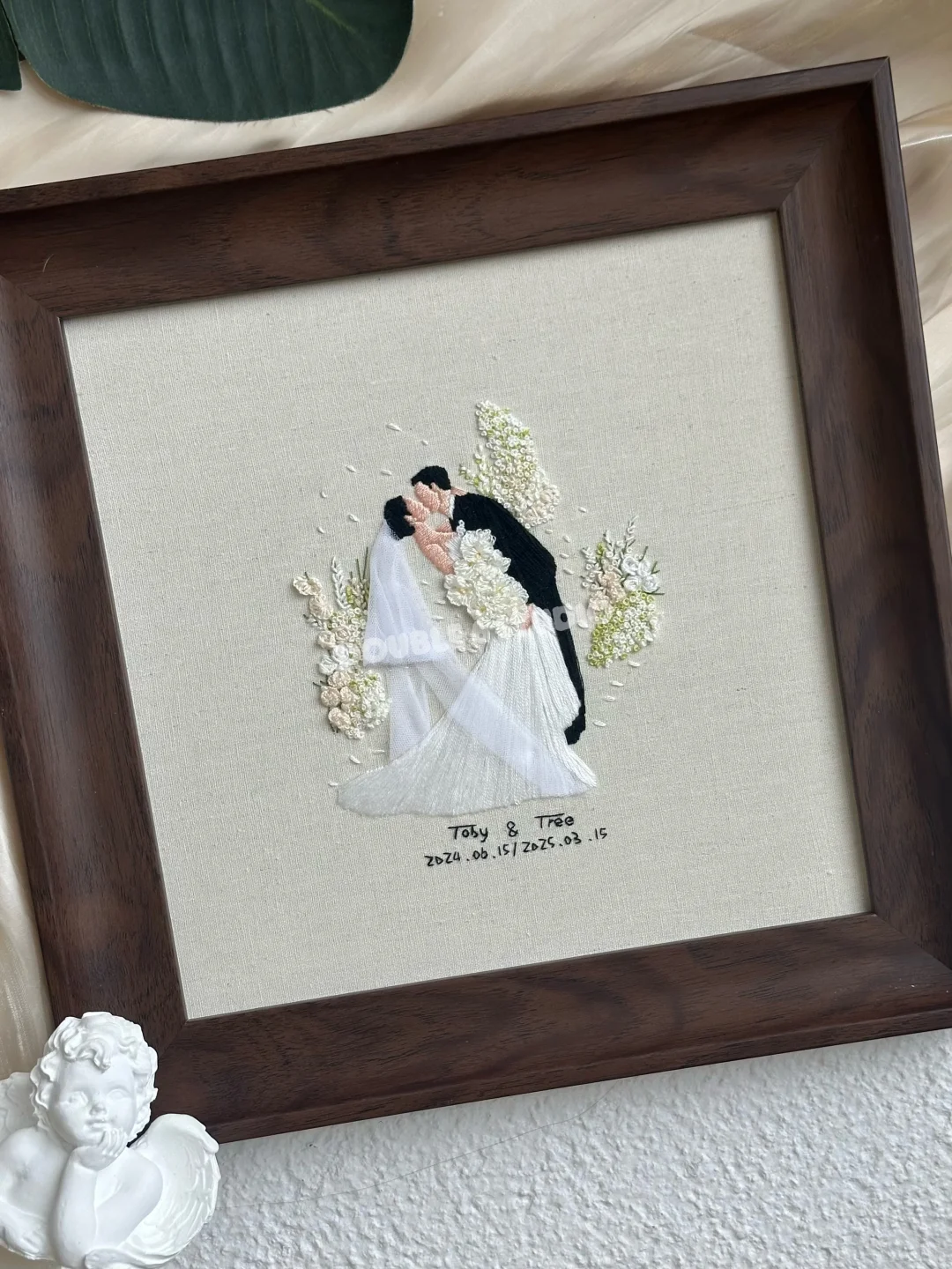 ?婚礼刺绣·送给挚友的礼物即将送达