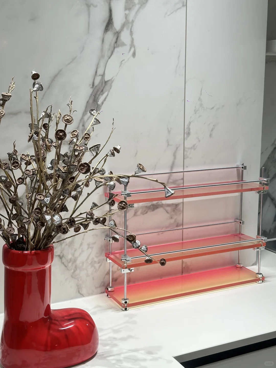 有手就会❗️百元DIY亚克力渐变置物架?