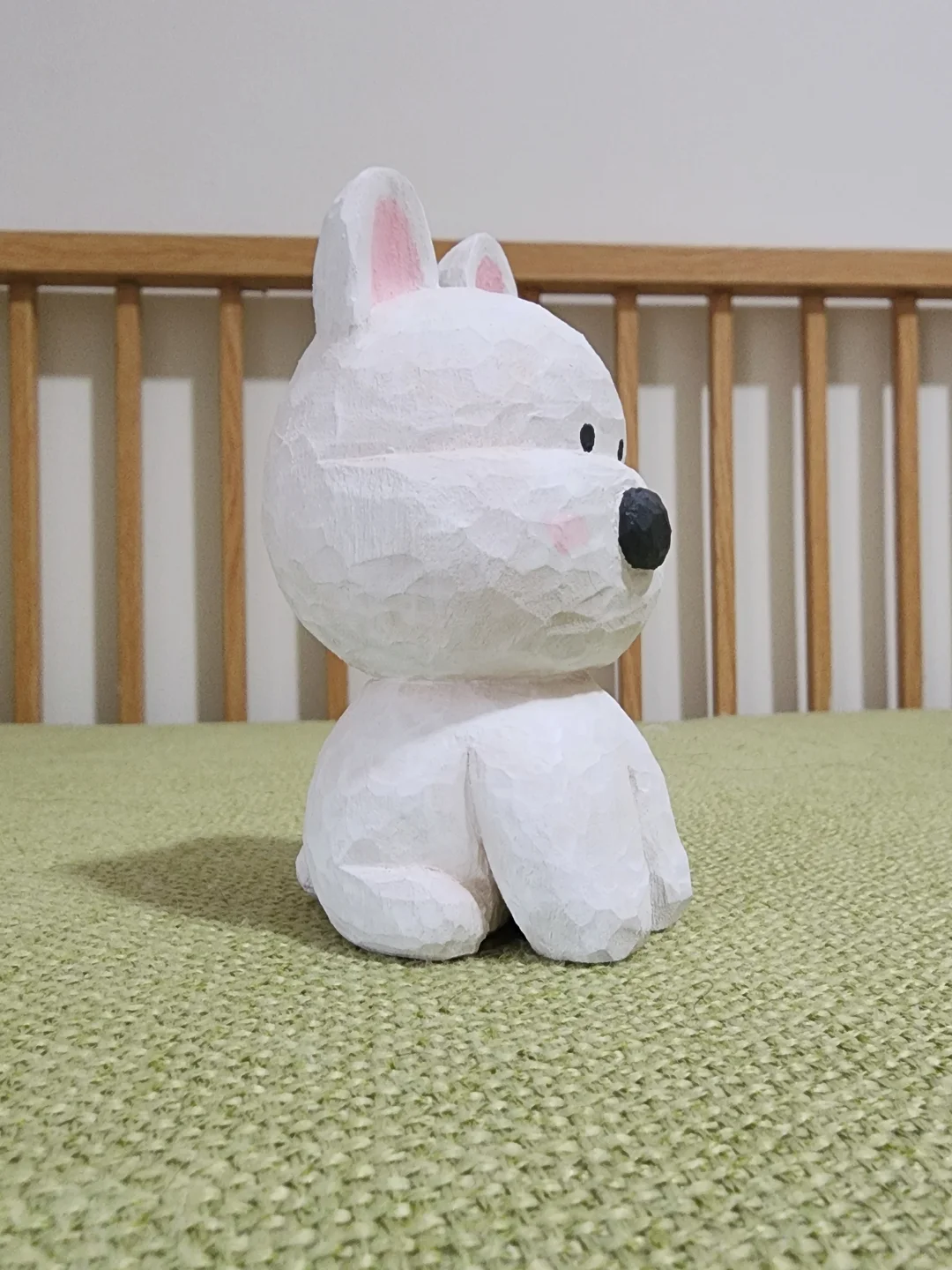 自学木雕27——西高地狗狗