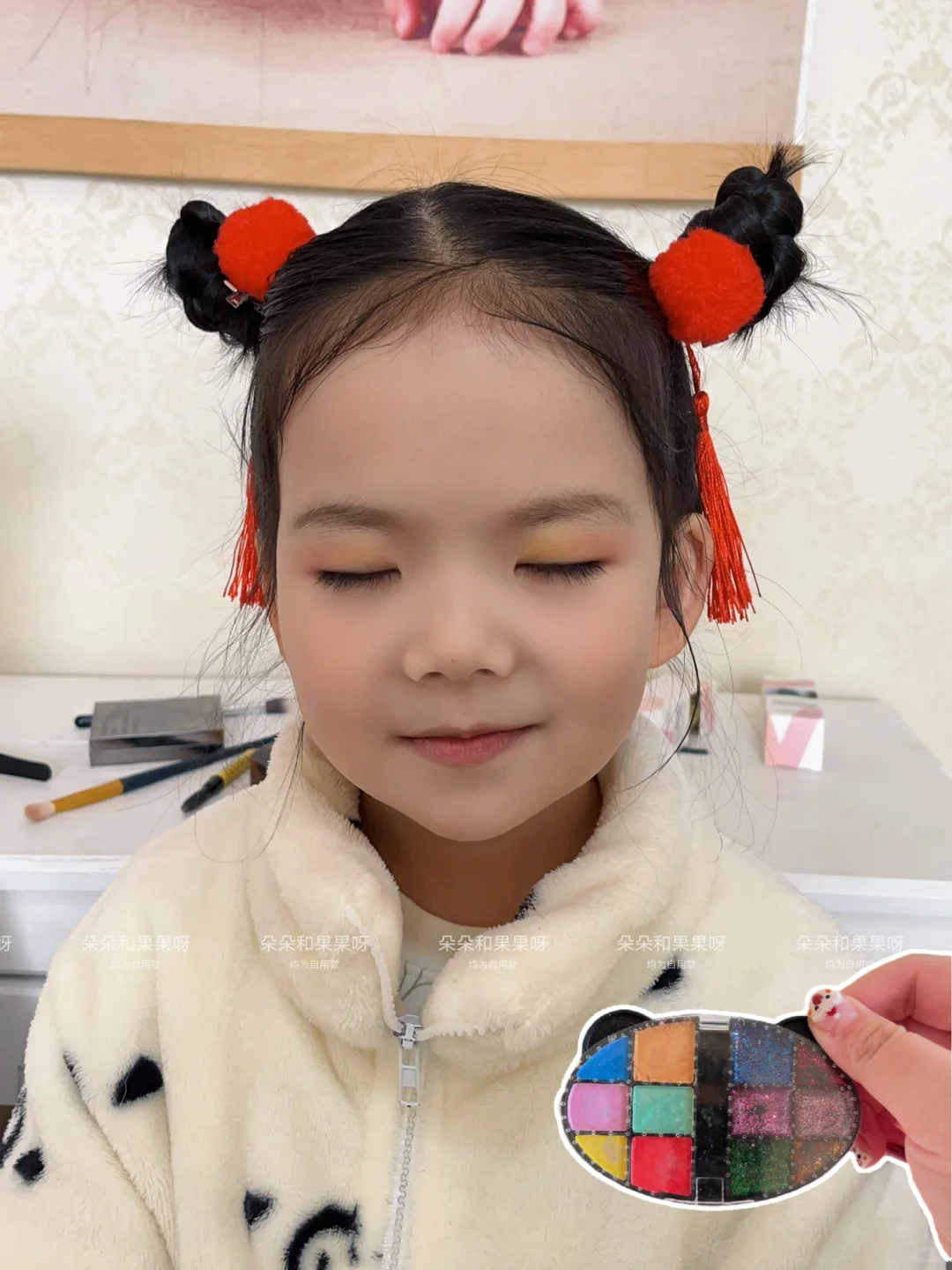 超有氛围的儿童舞台妆，班里麻麻都说好看！！