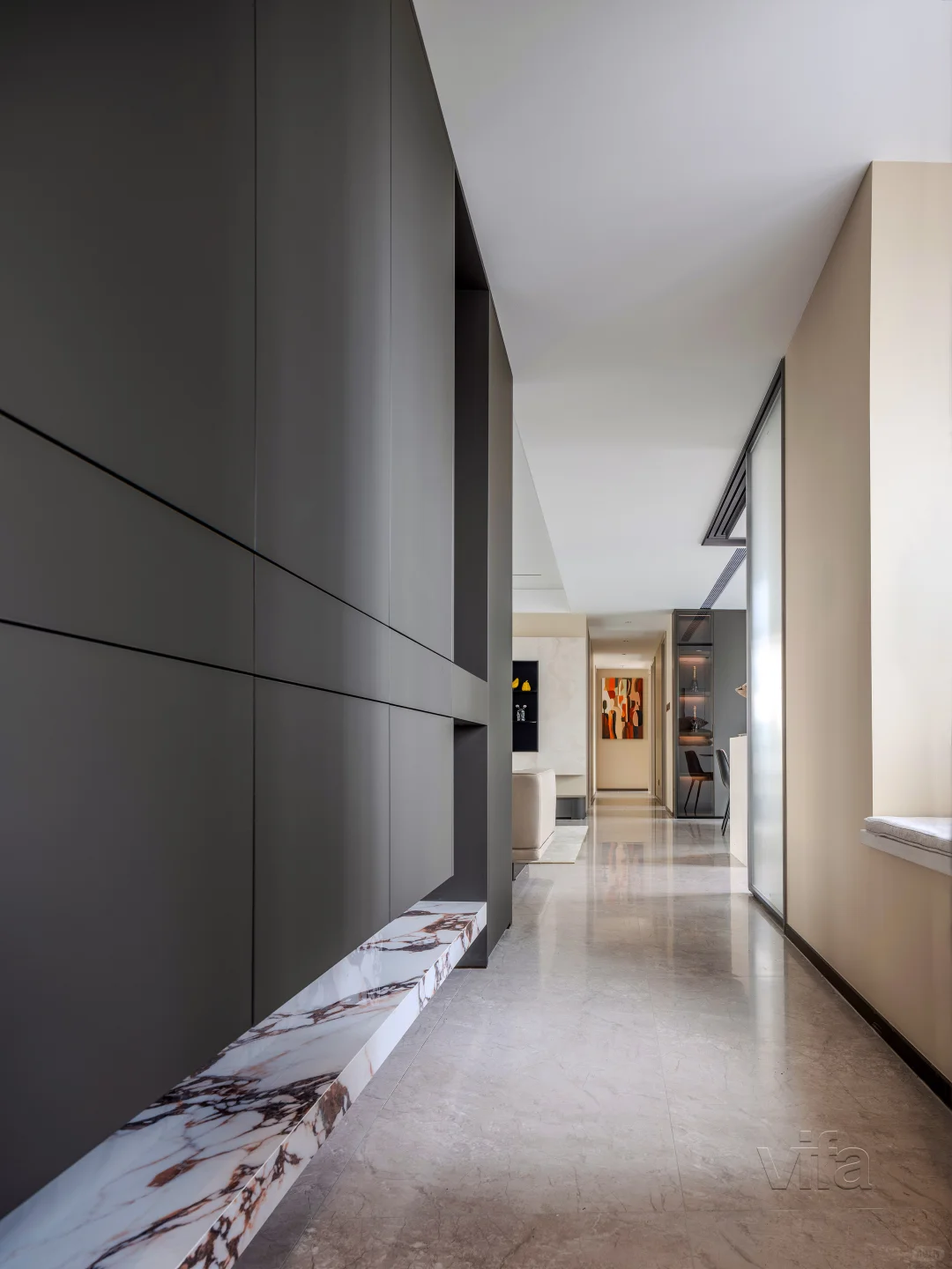 这个143㎡极简平层，真好抄作业