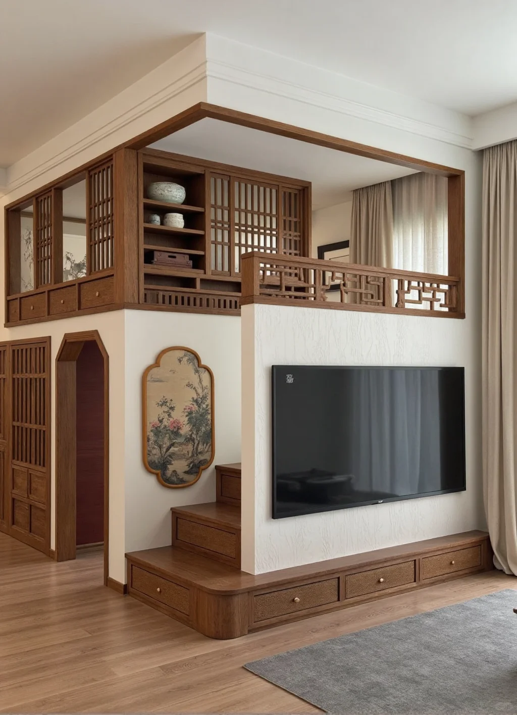 有娃家庭装出宋式美学，收纳空间一步到位