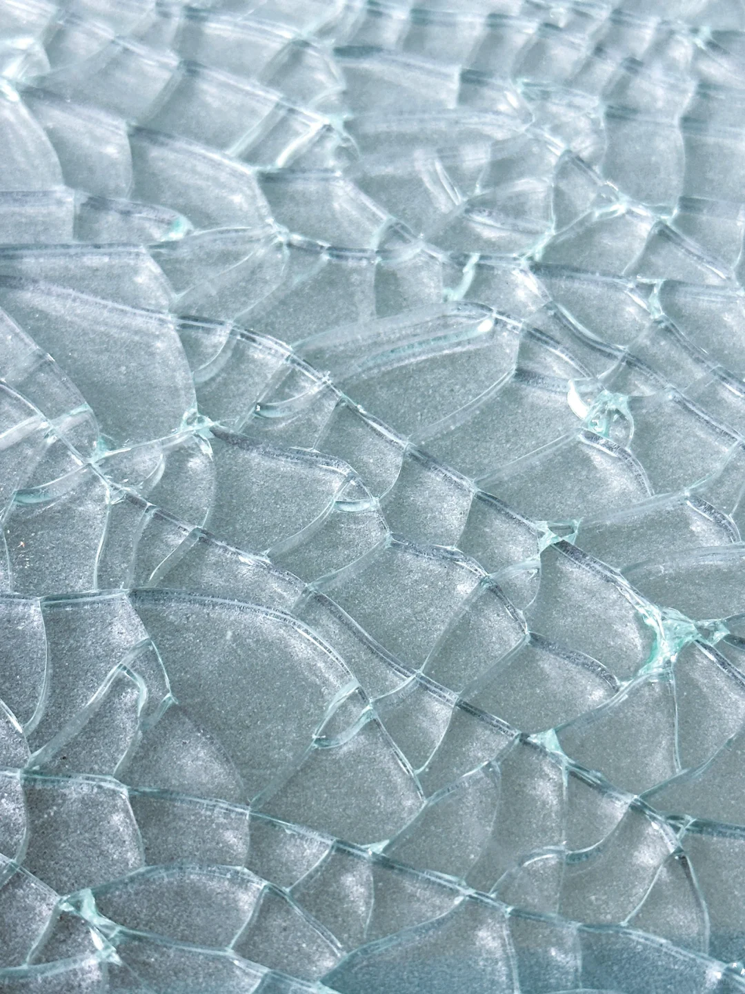 玻璃桌碎了但出片了