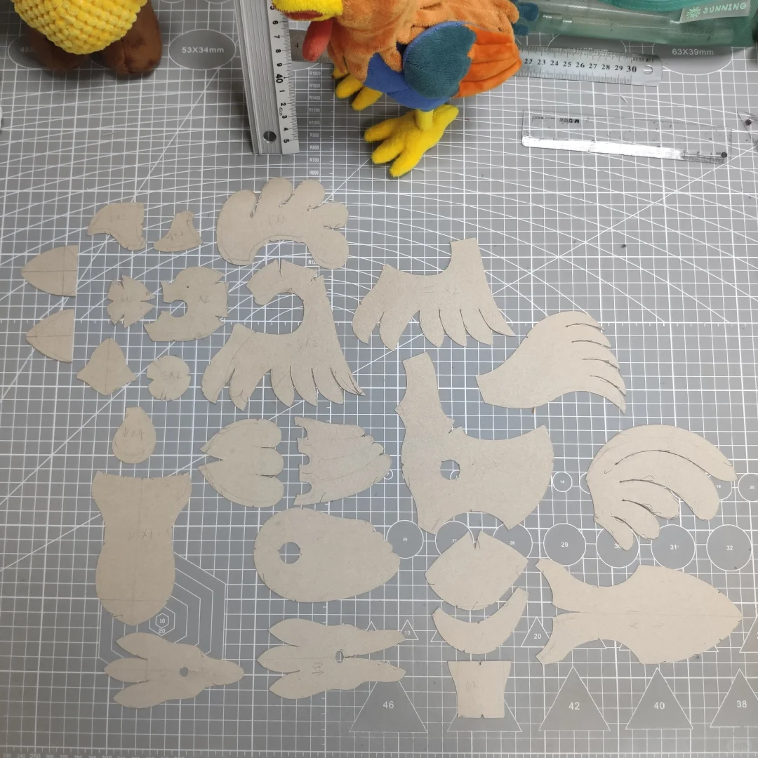 大公鸡?纸板分享，给孩子做哭了?