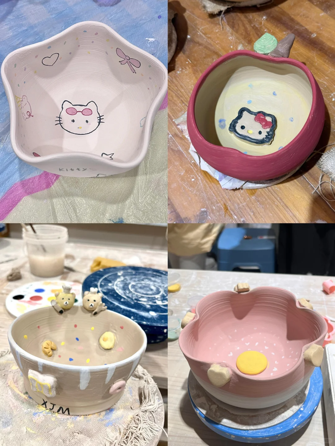 好朋友 下次见面我们一起做陶瓷吧！