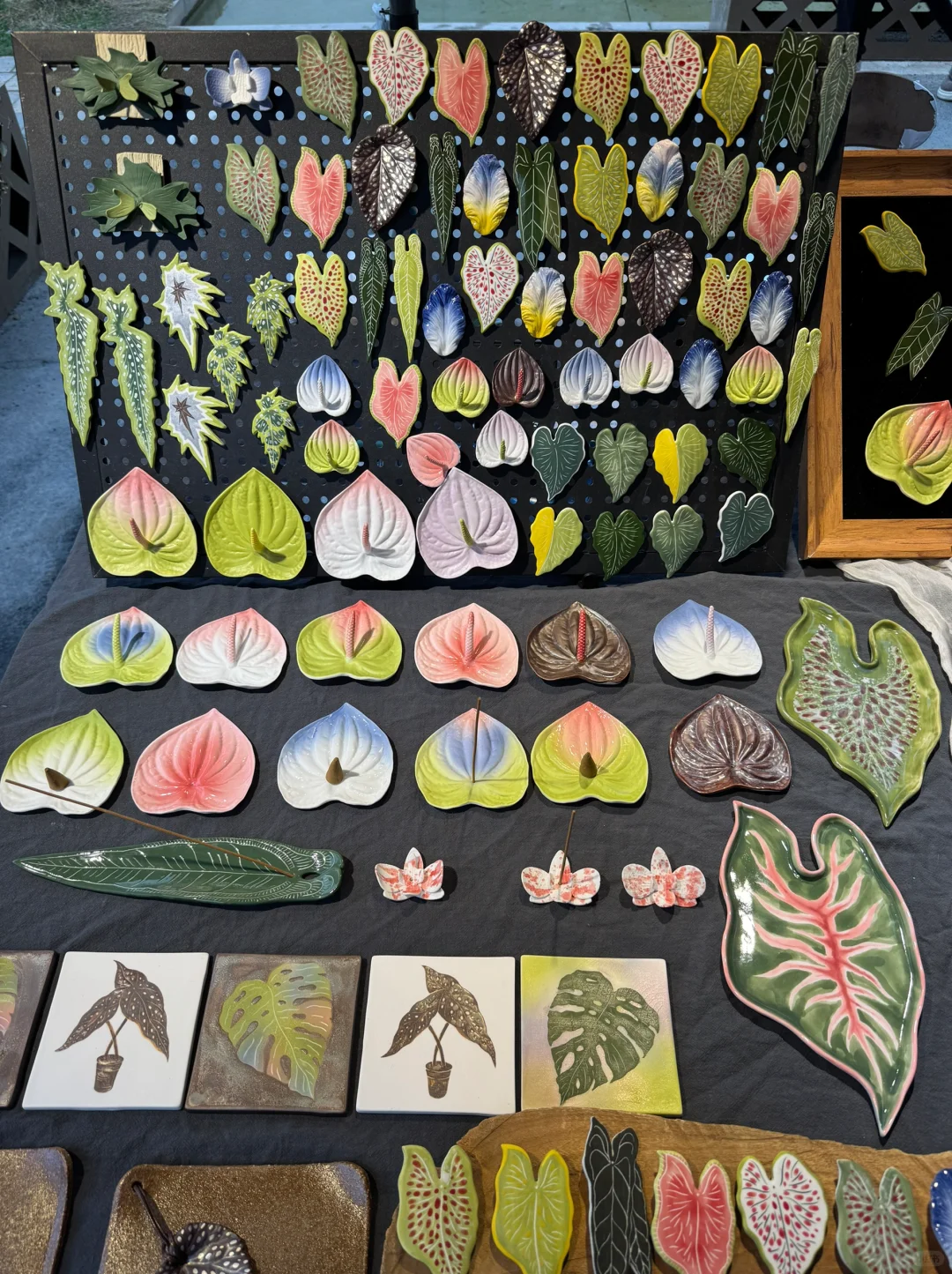 你见过用陶瓷做的叶子吗？