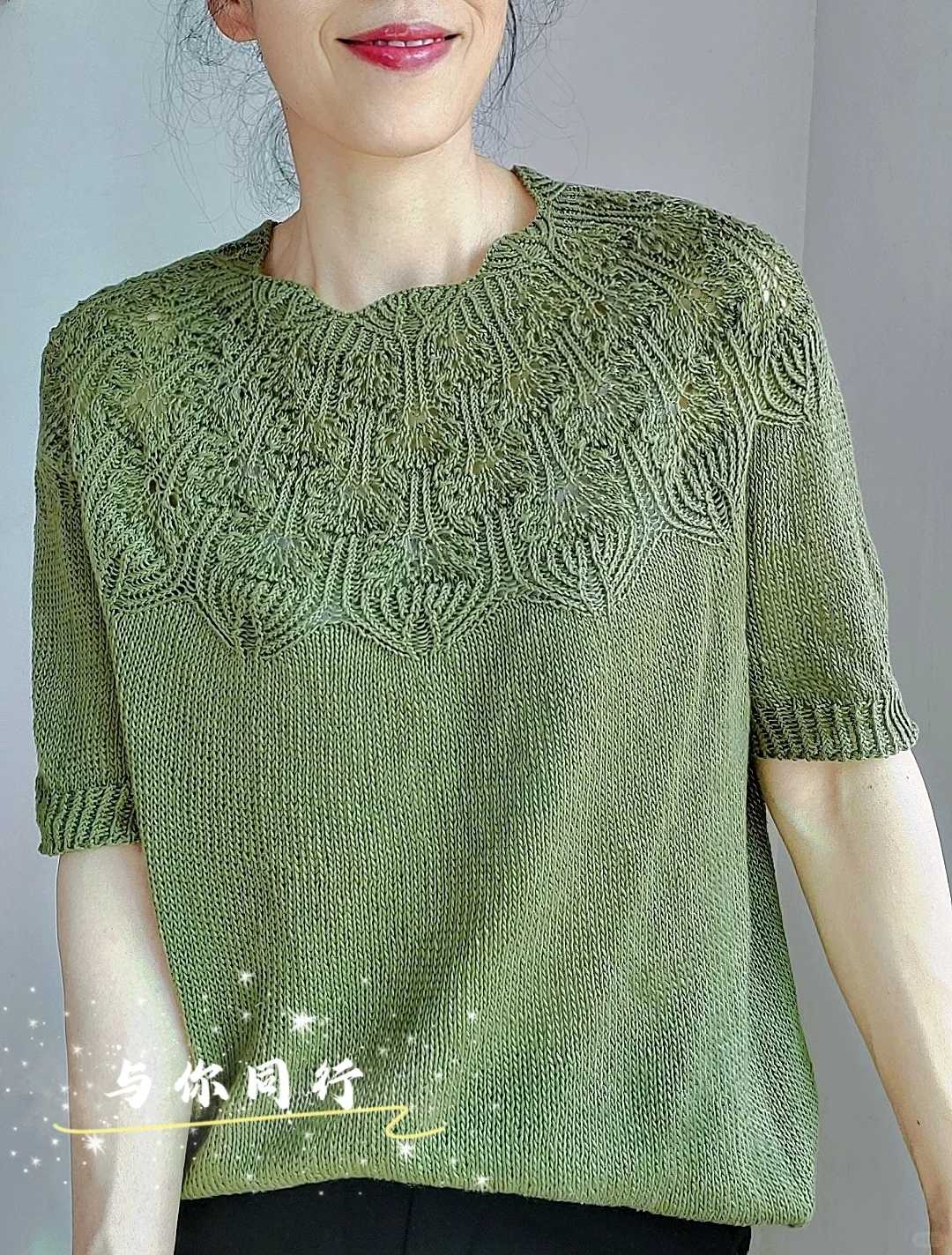 《玛丽丝Tee》编织（附图解＋编织过程）