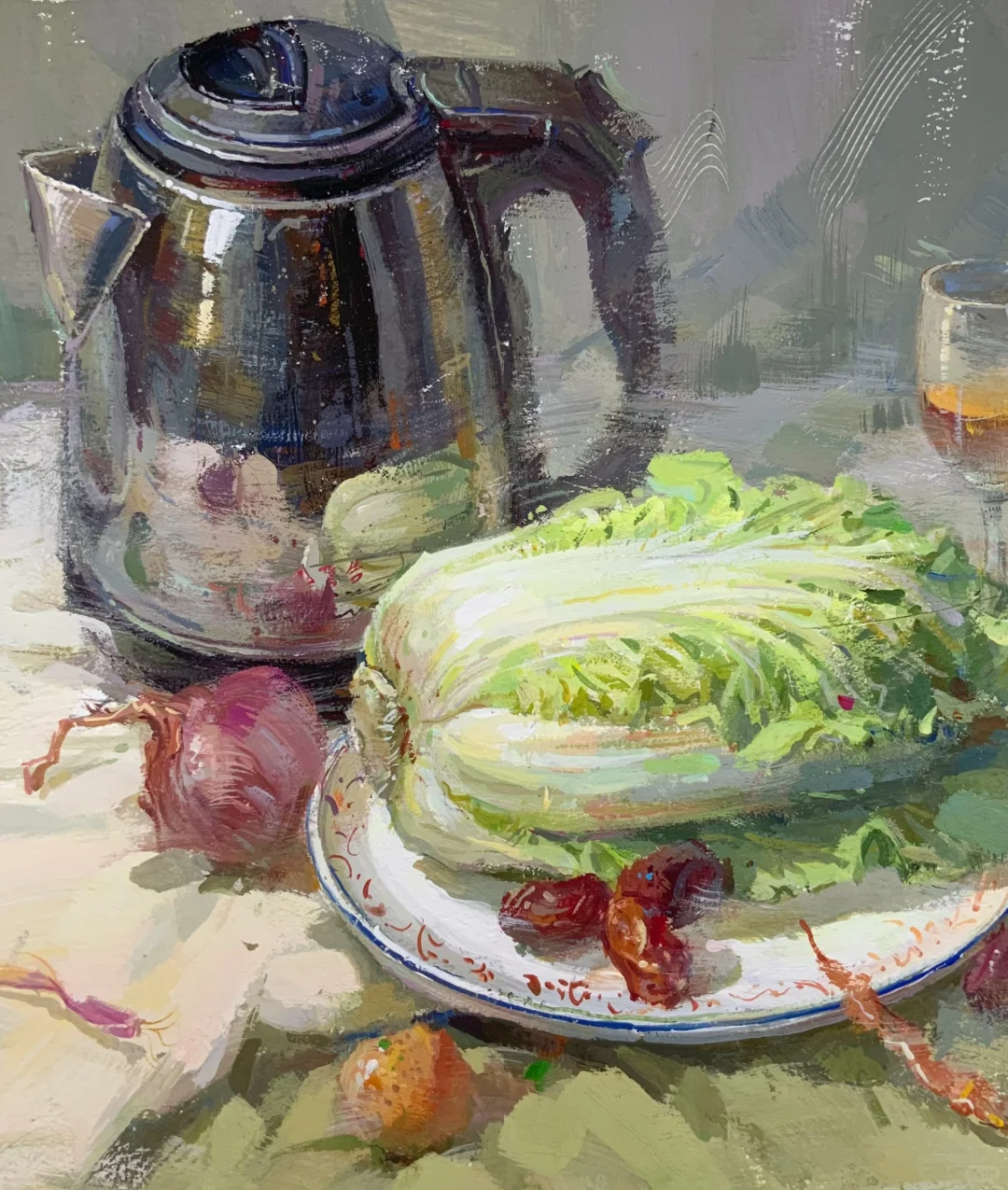 不锈钢 应该是最好画的主体物了吧