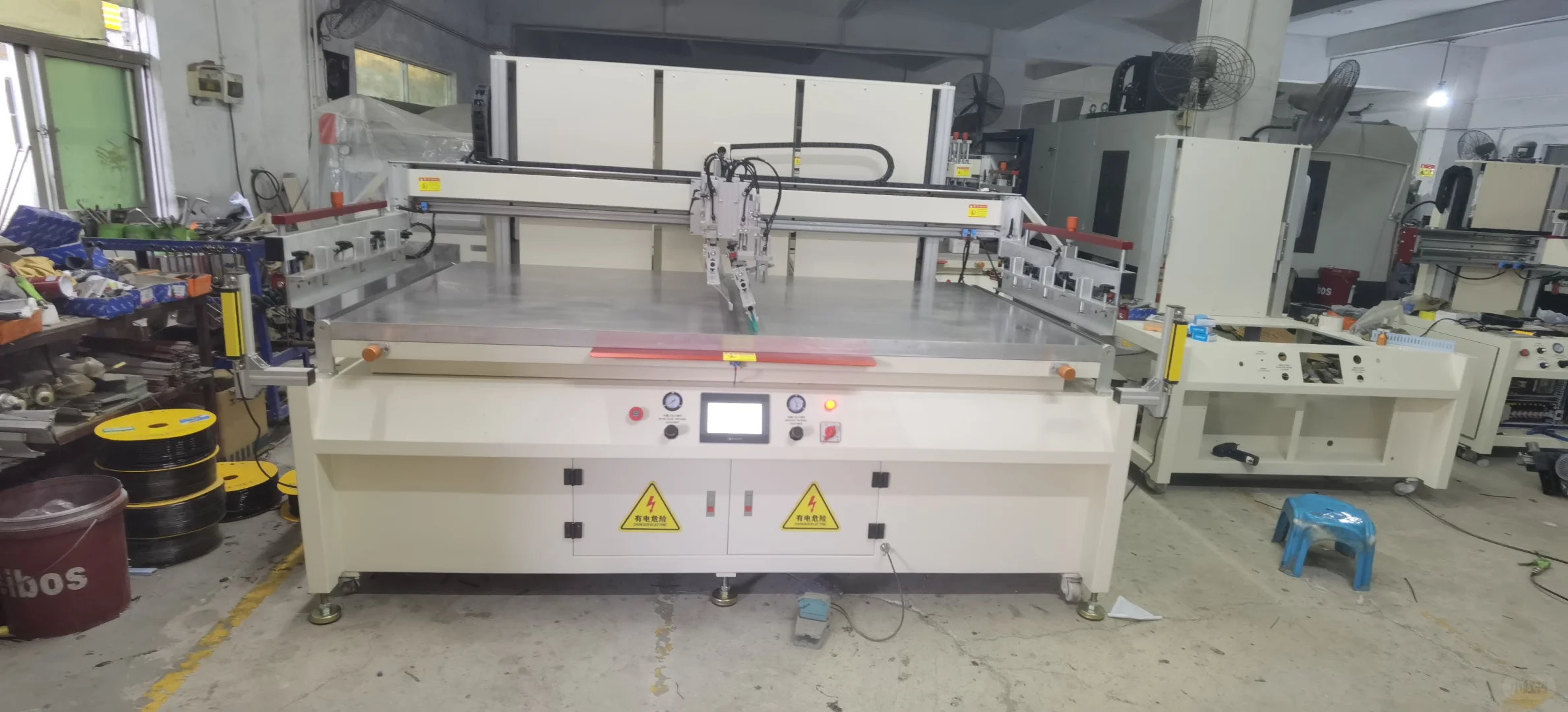 大幅面平面丝网印刷机 ?