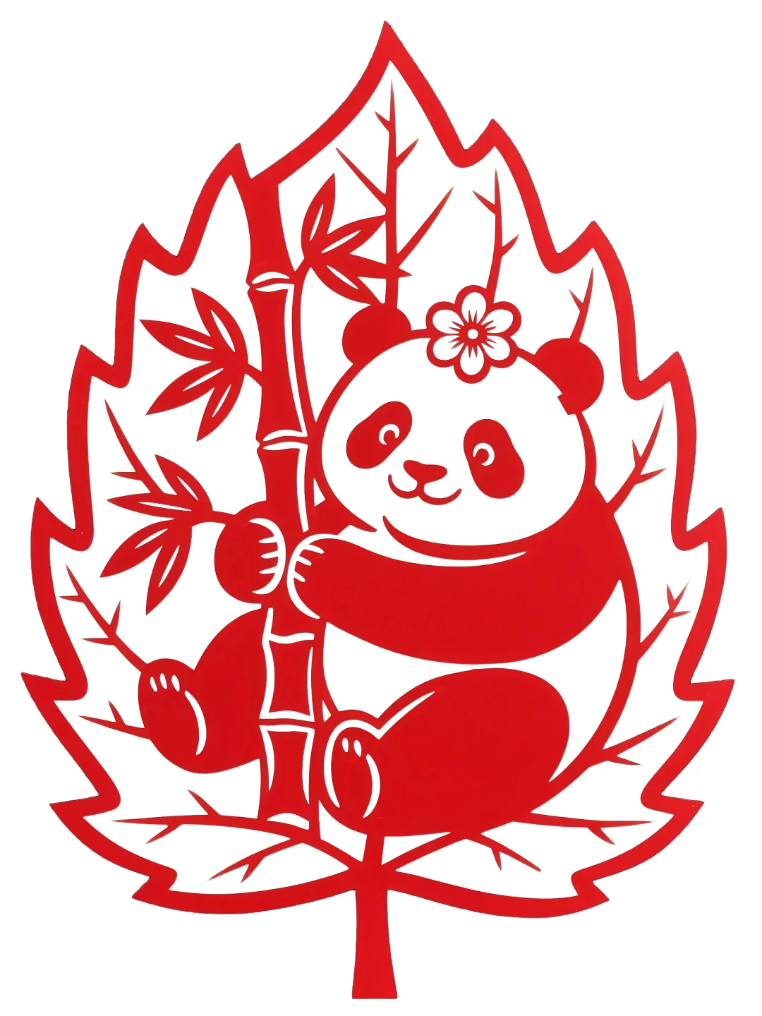 ?花花入驻树叶世界！绝美剪纸来袭