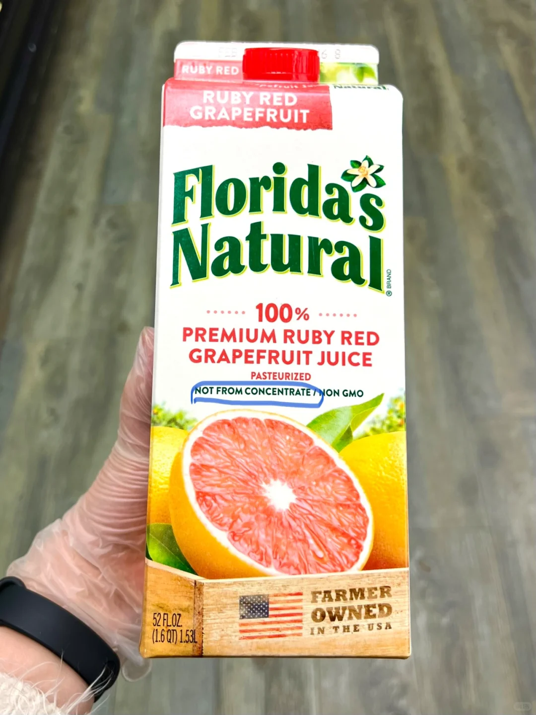 ✅在美国买果汁记得看下盒子上有没有这句话