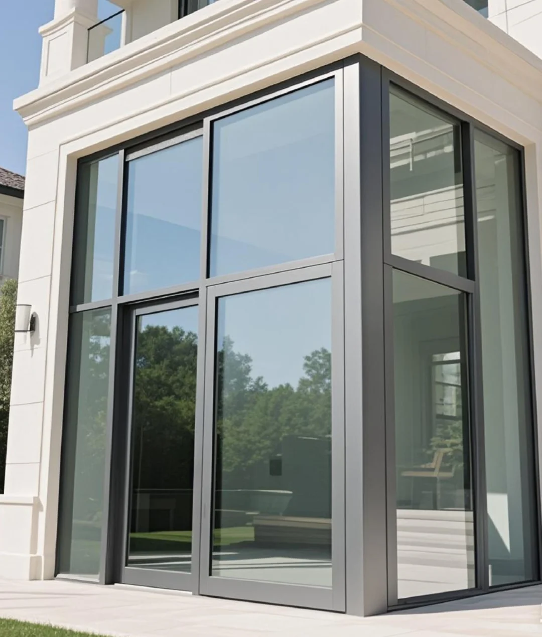 颜值与实用并存的铝合金门窗