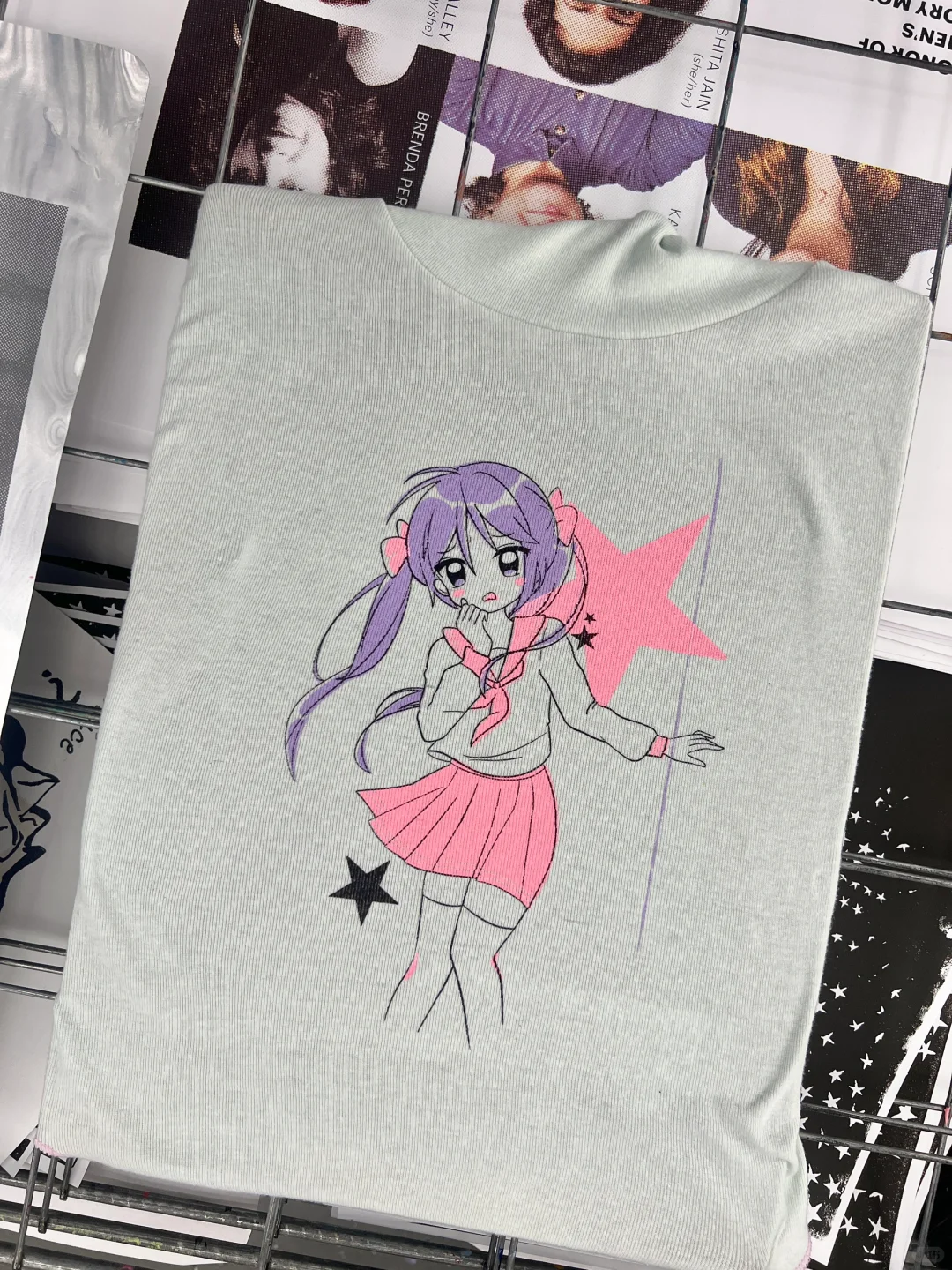 我在美国课上把幸运星印在了身上✩