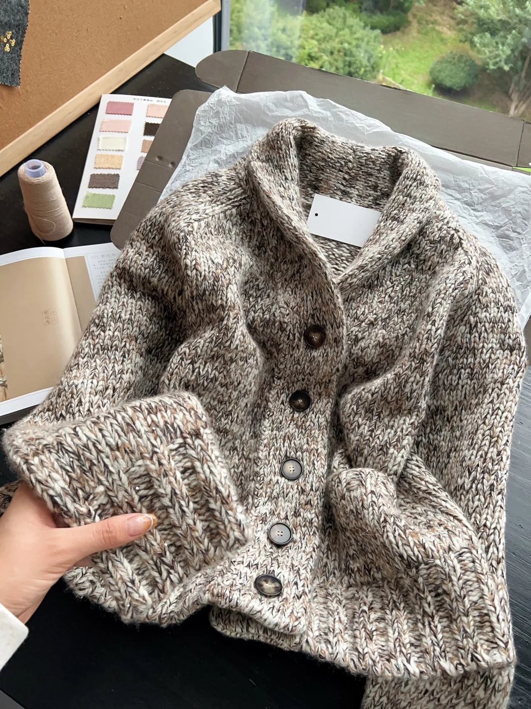 羊绒开衫和这个季节的适配度