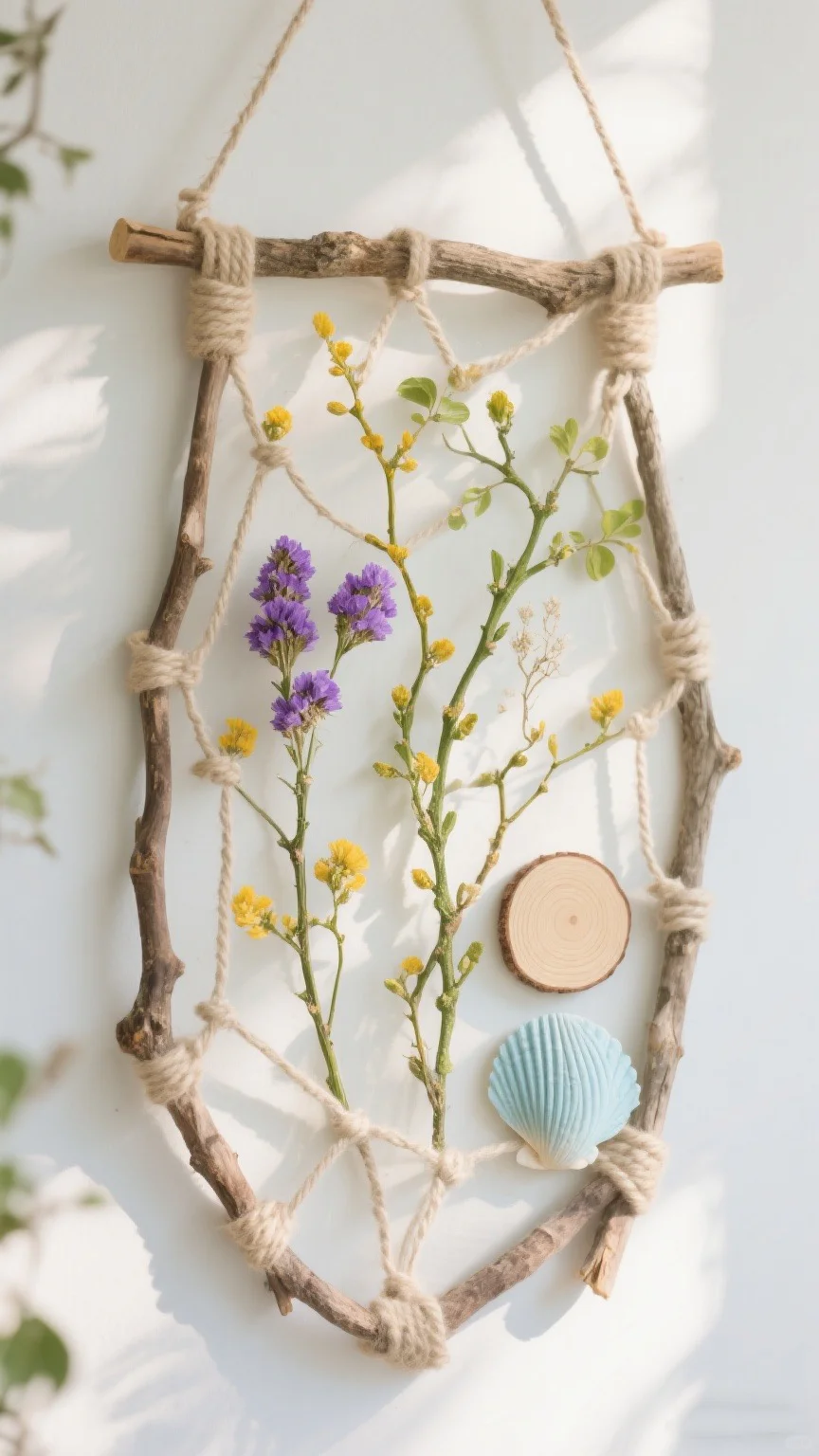 美美的藤编挂饰～✨挂在墙上好看～