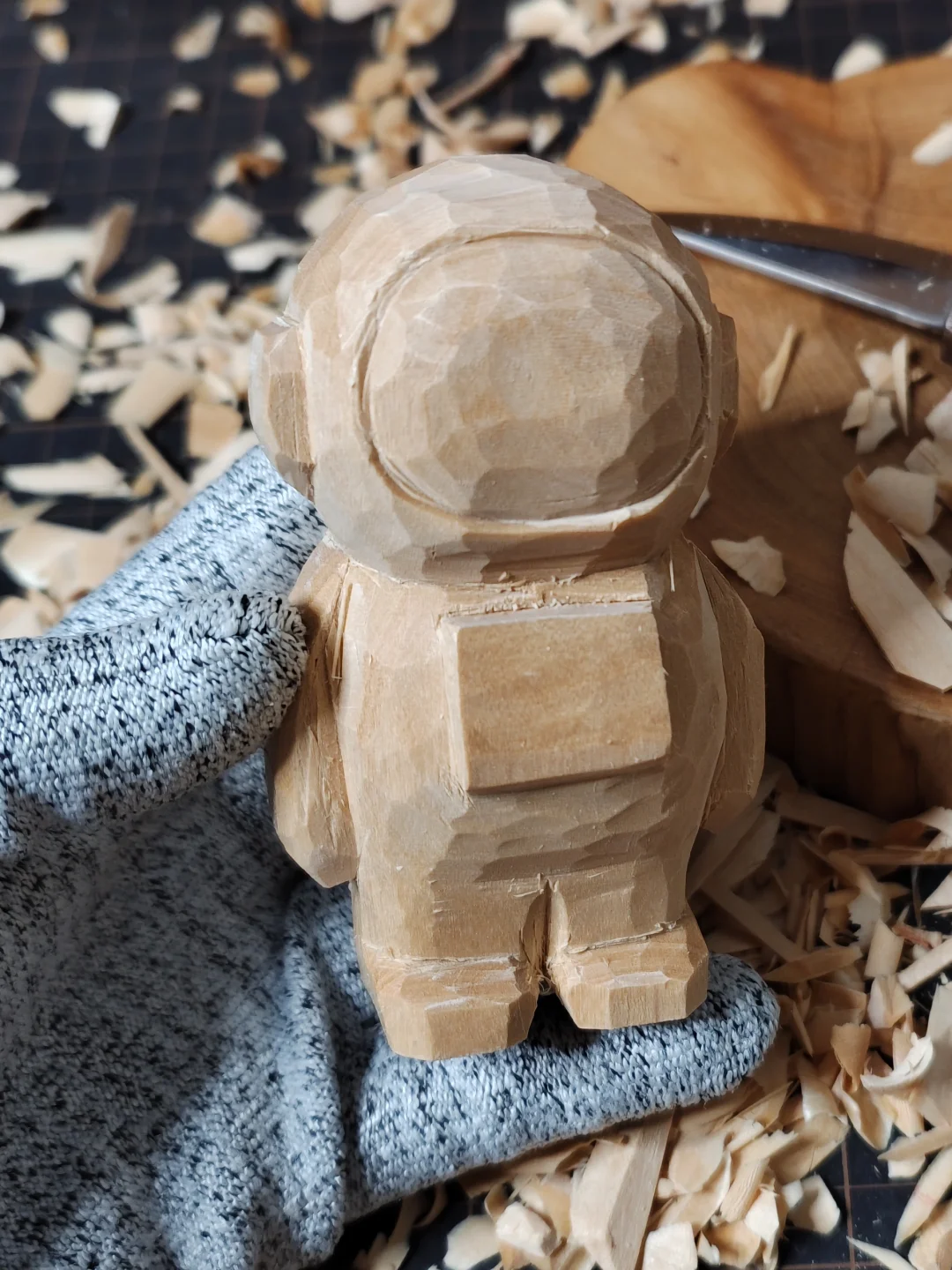 入坑木雕第二十个作品