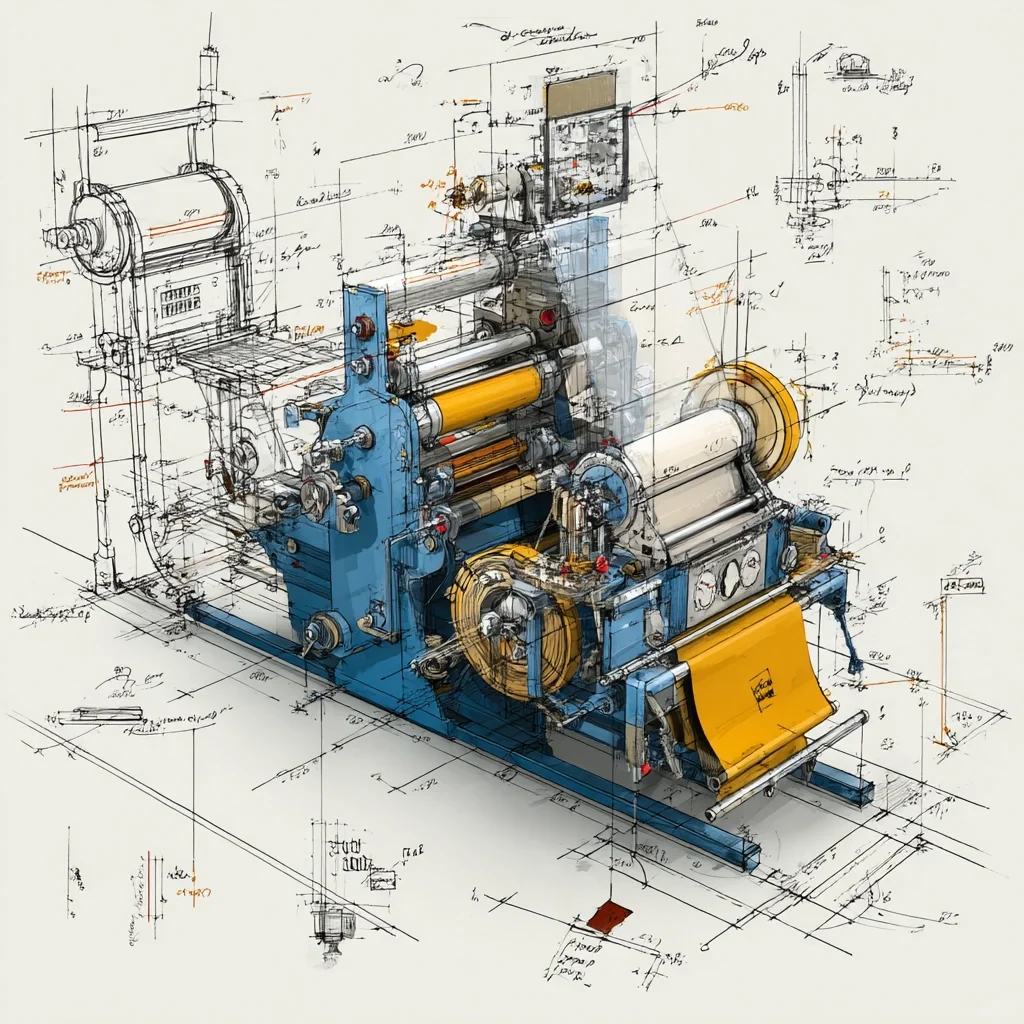 印刷机·创意设计稿［咒语］