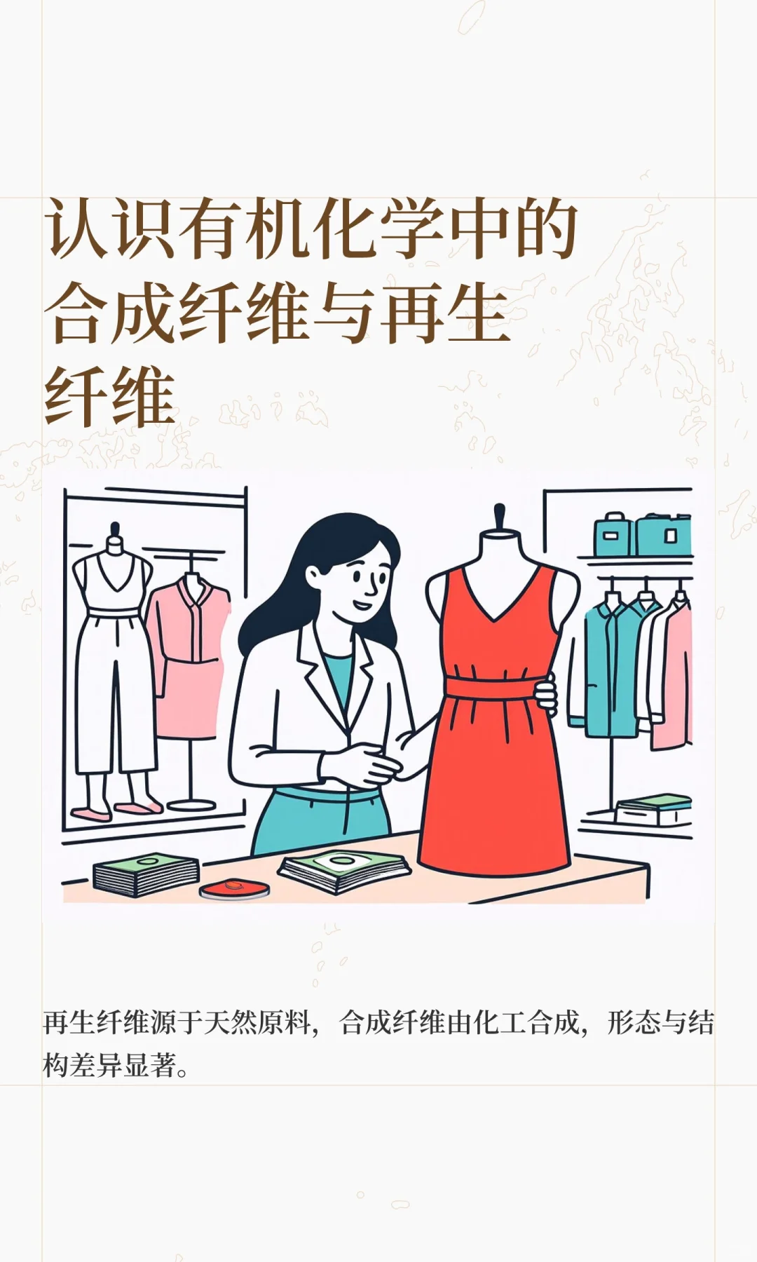 认识有机化学中的合成纤维与再生纤维