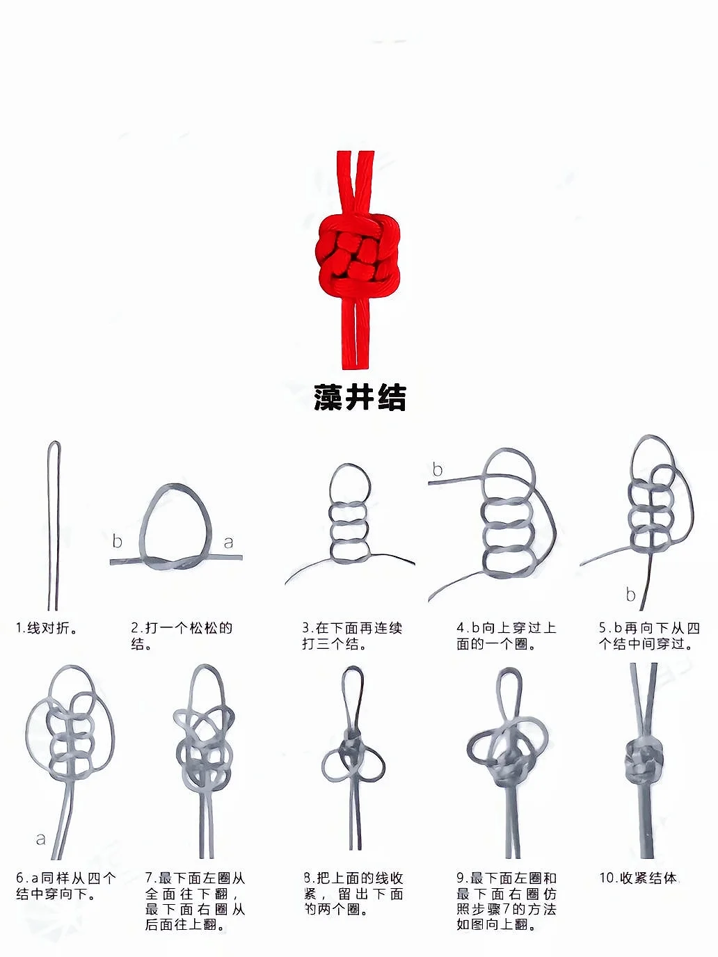 全网 zui全?绳结教程，一学就会！