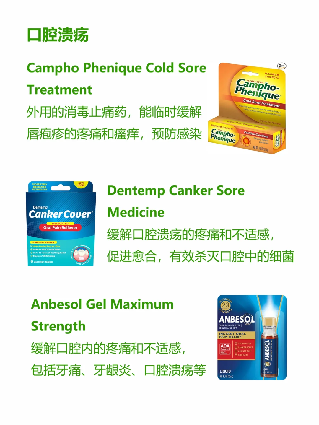 有备无患 美国家庭必备常用药 非处方