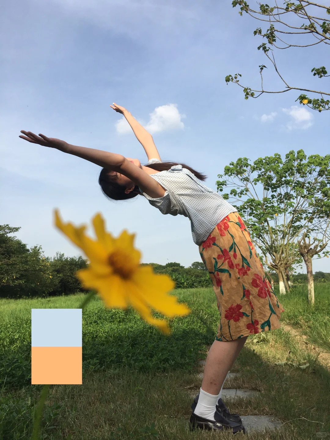 我的植物系色彩搭配穿搭分享！！！