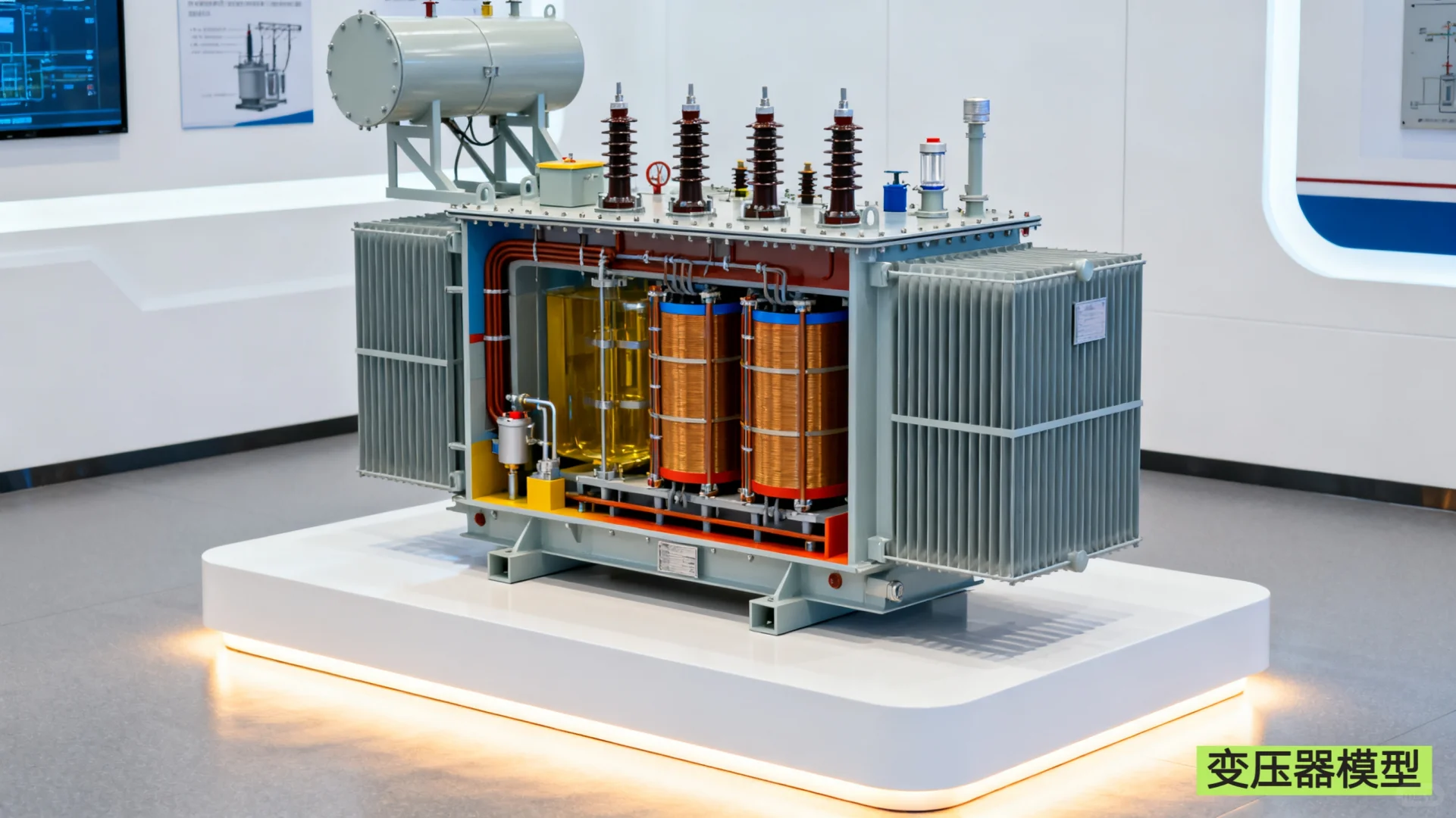 一镜到底：通过模型来了解变压器的构成～