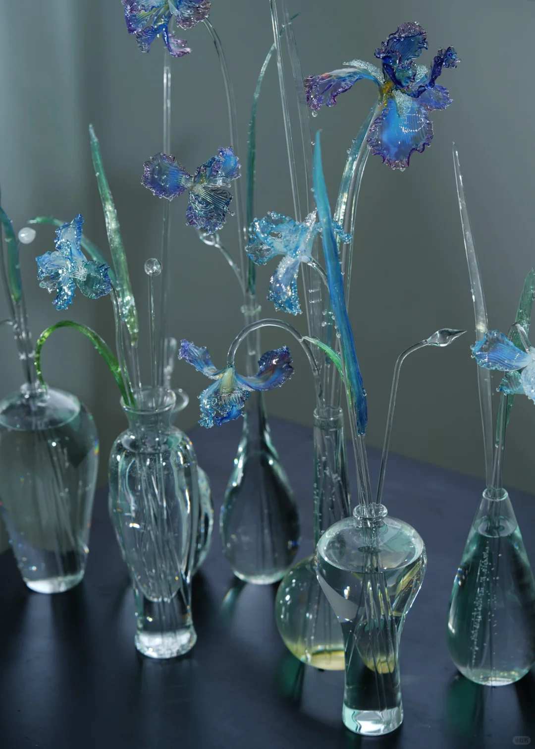 为ARMANI做的蓝鸢 |玻璃艺术