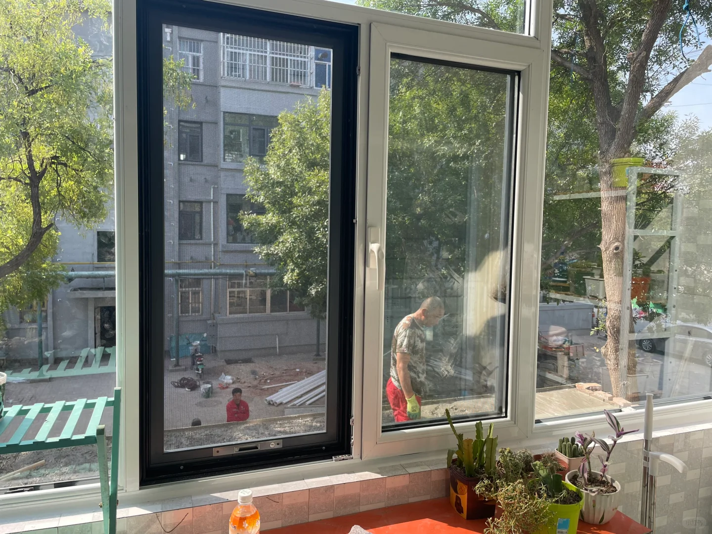 断桥铝窗户，终于换完了…