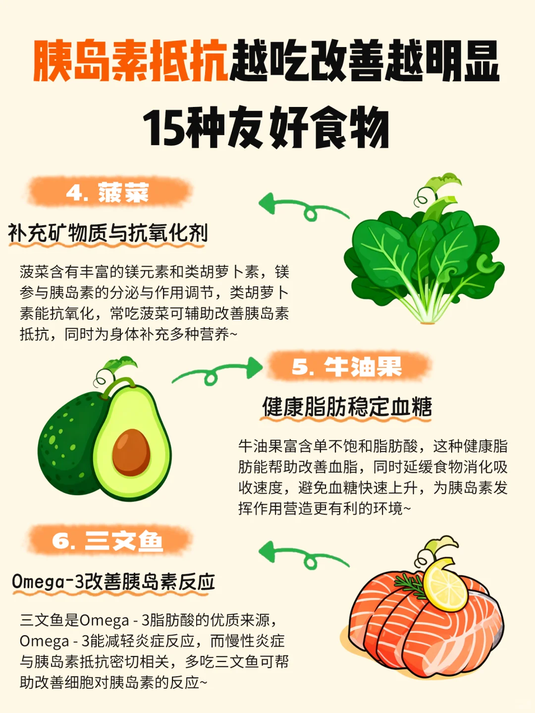 胰岛素抵抗自救!这些食物越吃改善越明显?