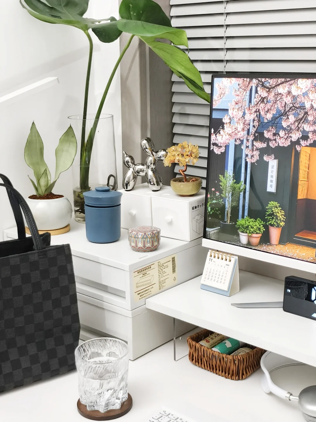 ins简约时钟小摆件！让工位更治愈~