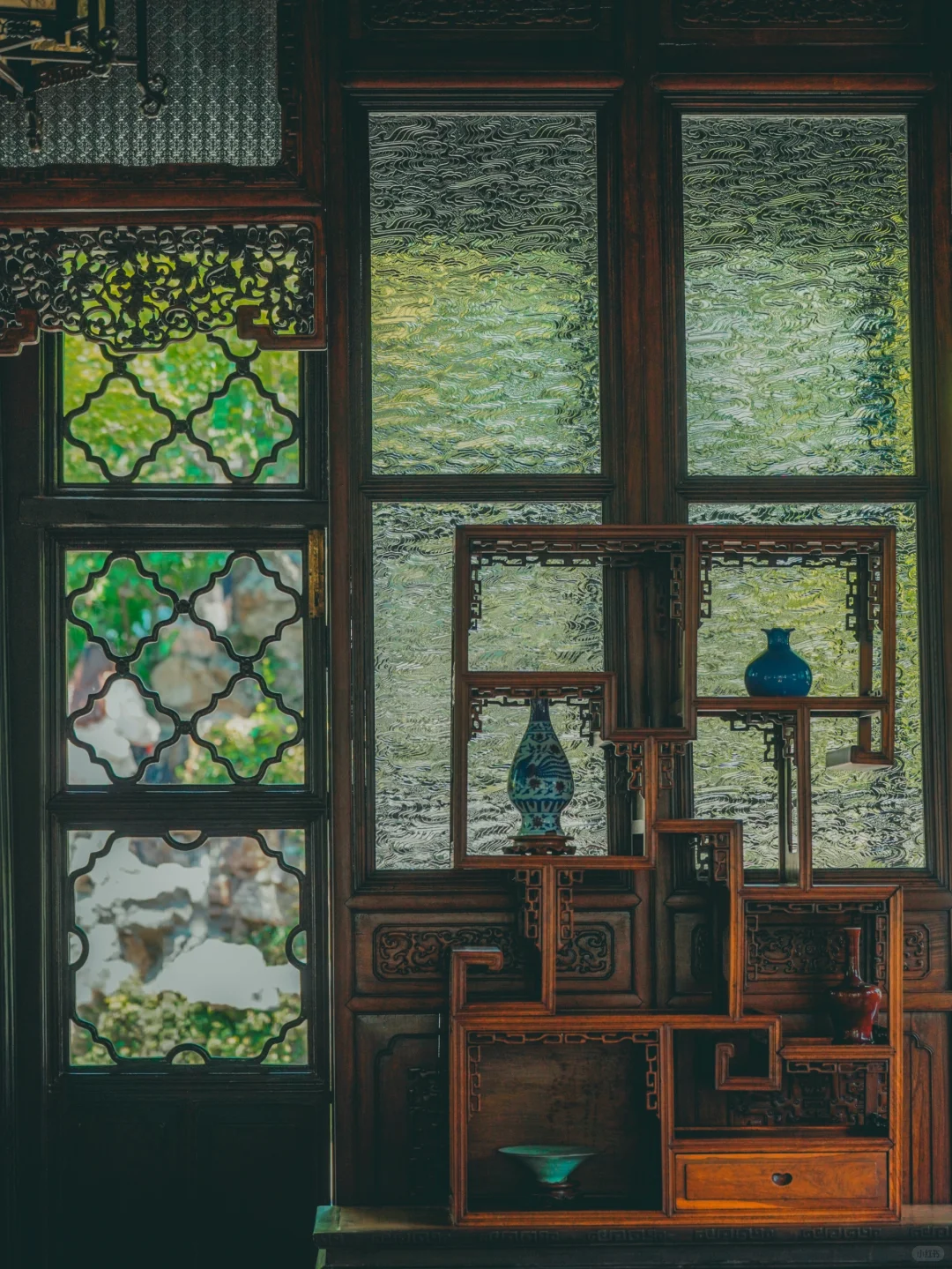 终于有人把拙政园的封神花窗整理出来了‼️