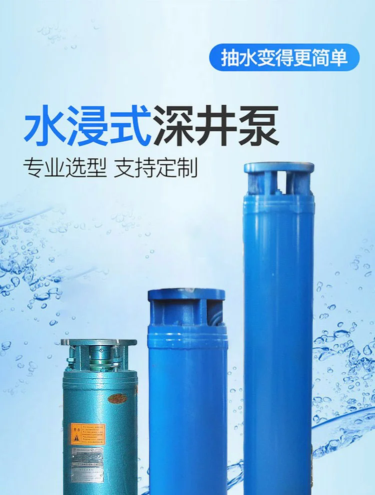 水浸式深井泵 全铜电机 立式 坚固耐用
