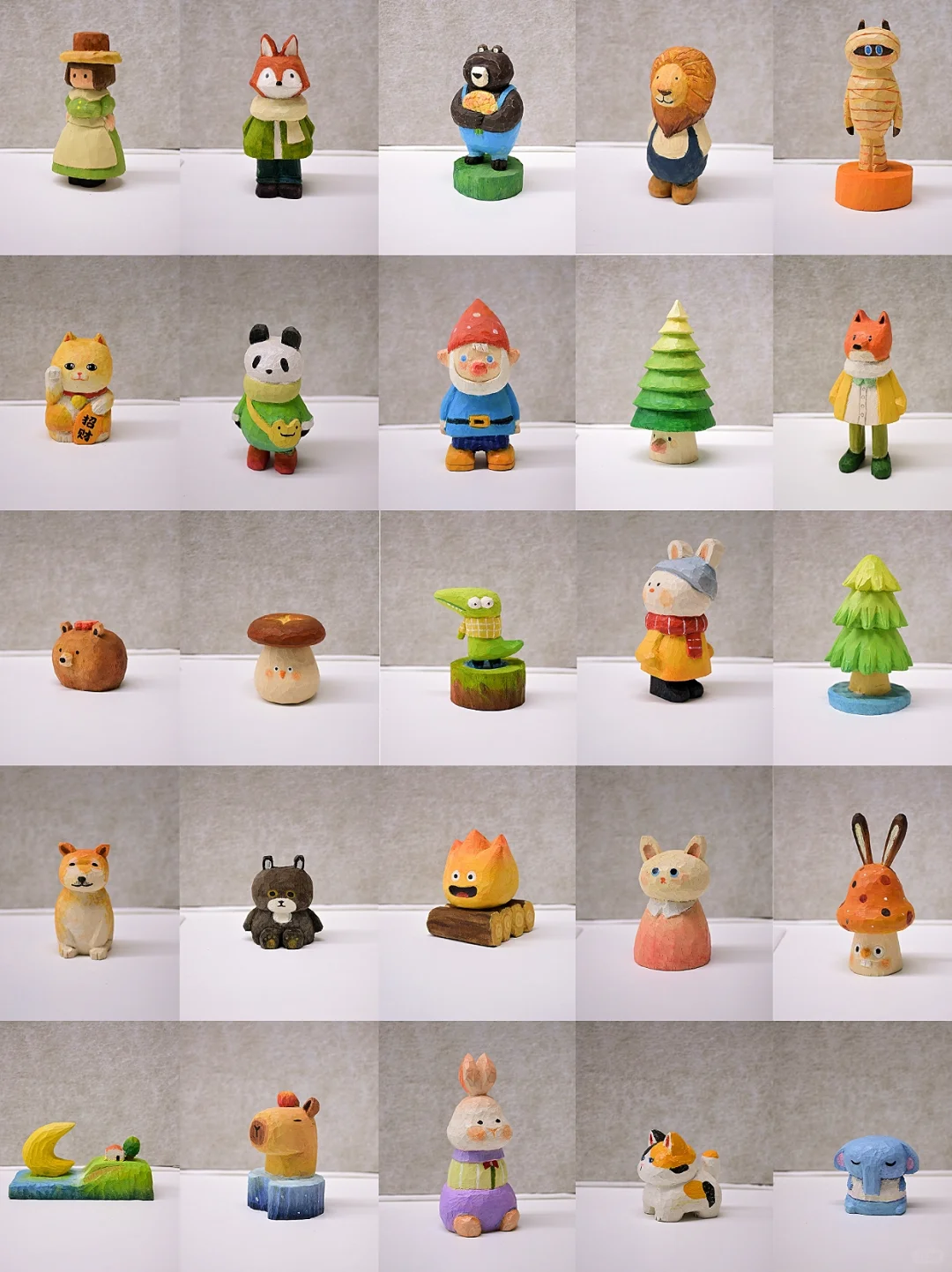 记录一下木雕入坑快两年做出的作品