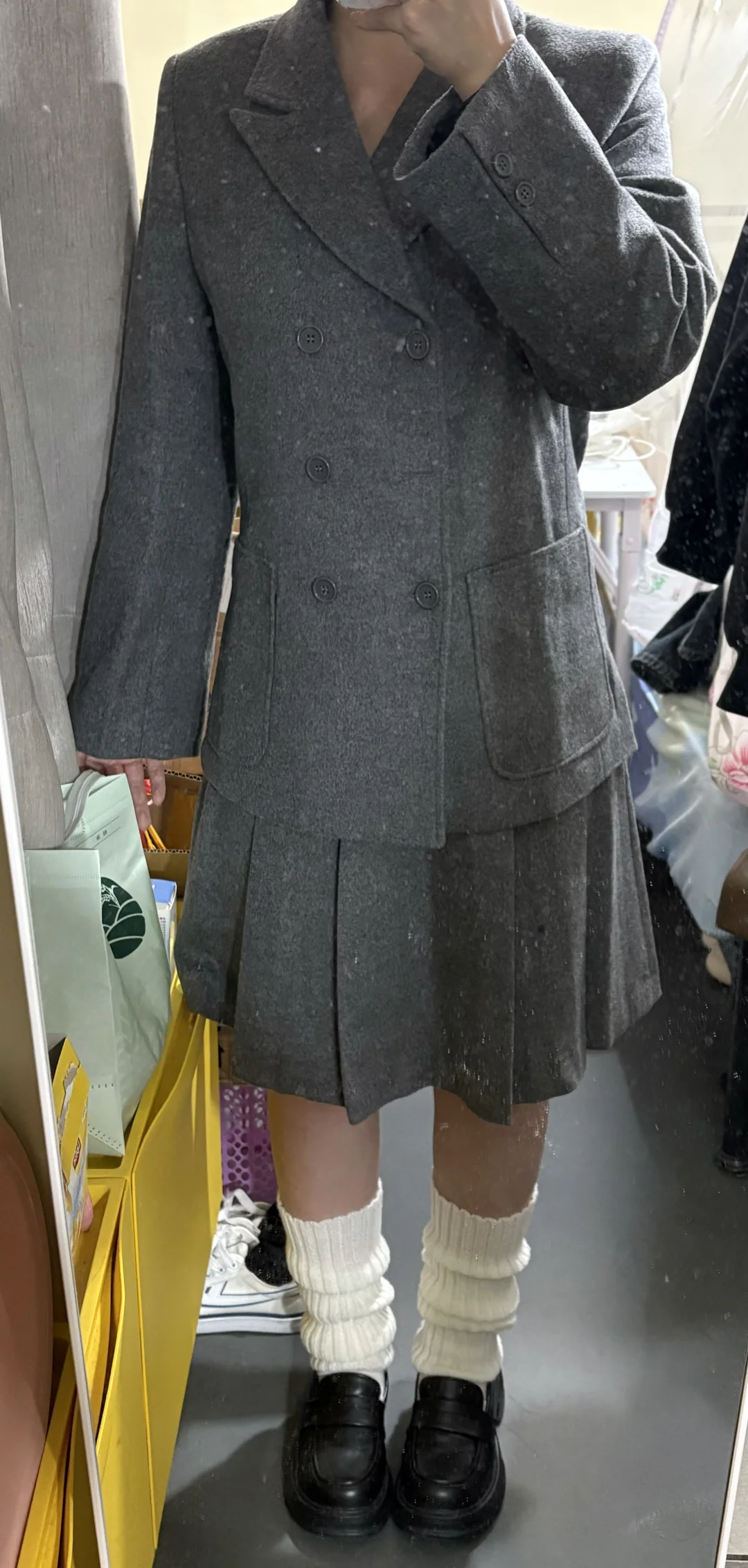 153 104梨形｜小兔绒印刷机上身实拍