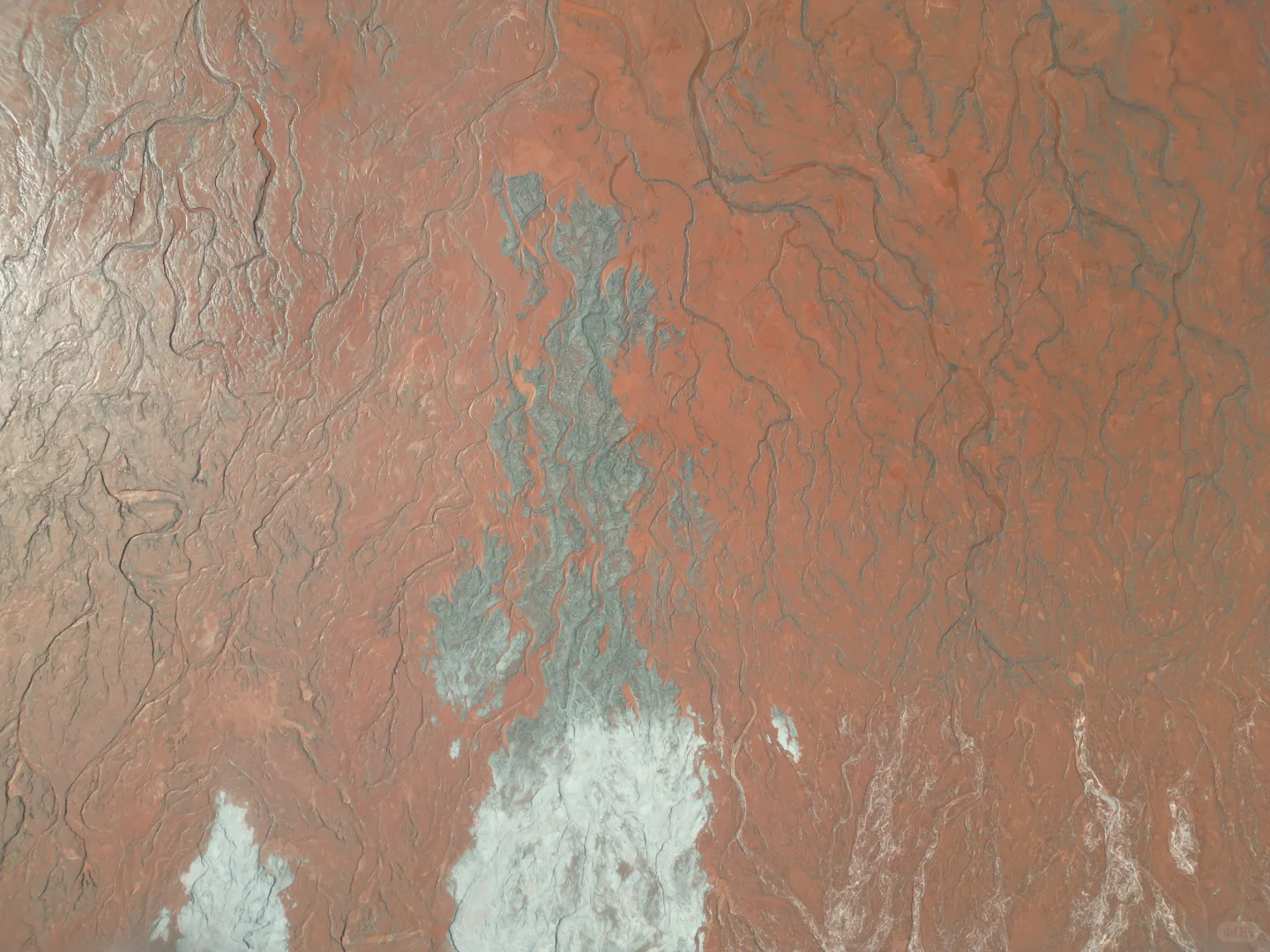 尾矿库，不一样的视觉冲击