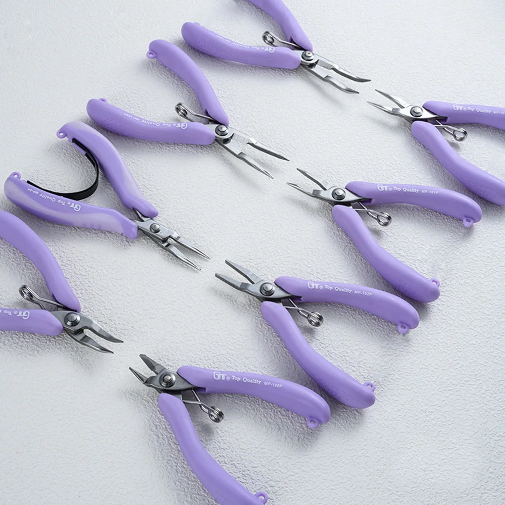 台湾GT紫色手工钳有黑色弹簧vs没有弹簧?