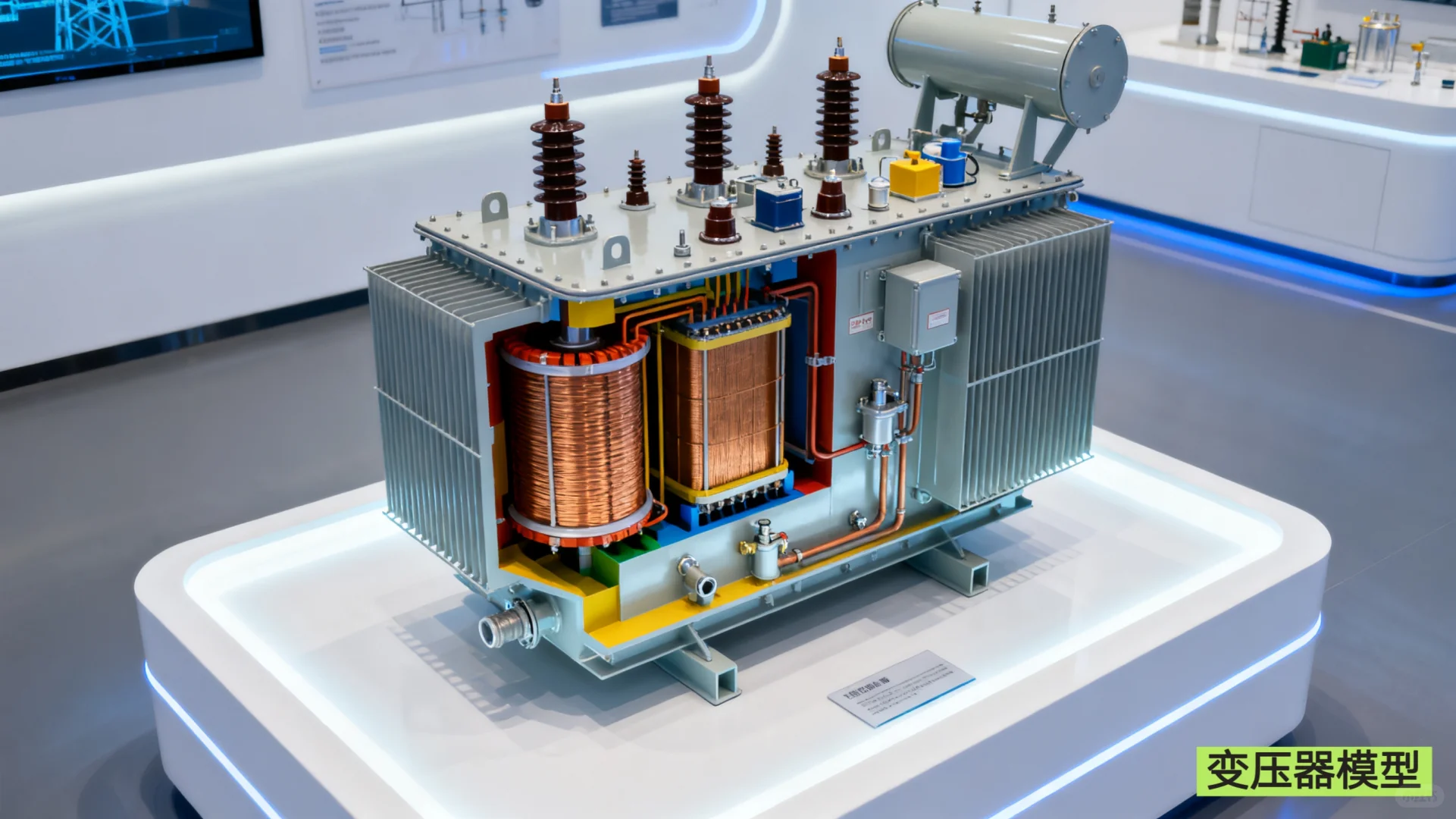 一镜到底：通过模型来了解变压器的构成～