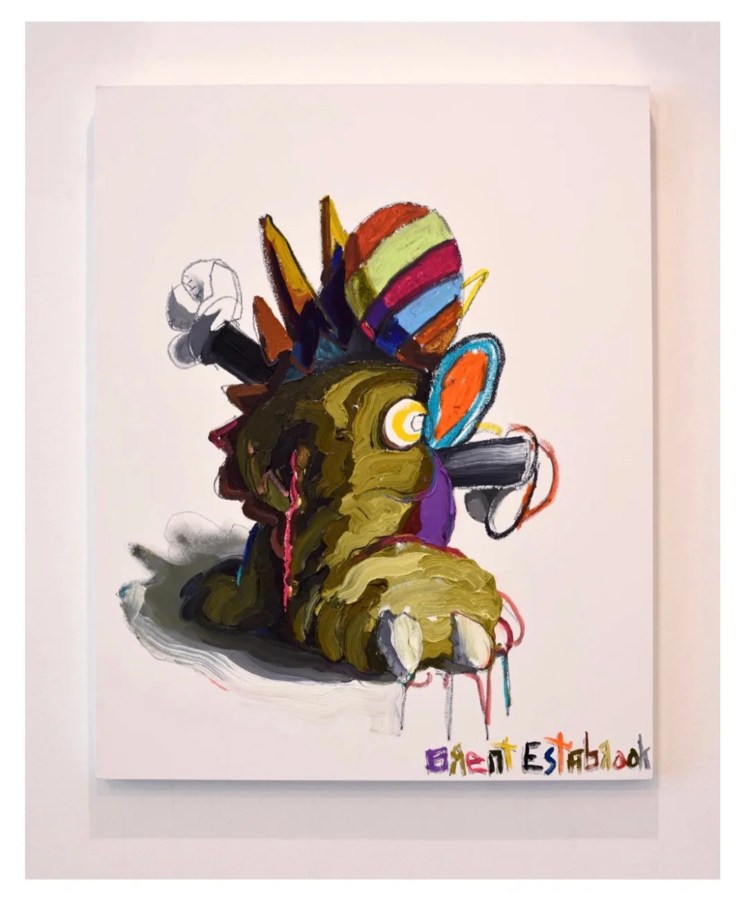 画出来的童年毛绒玩偶｜BrentEstabrook作品