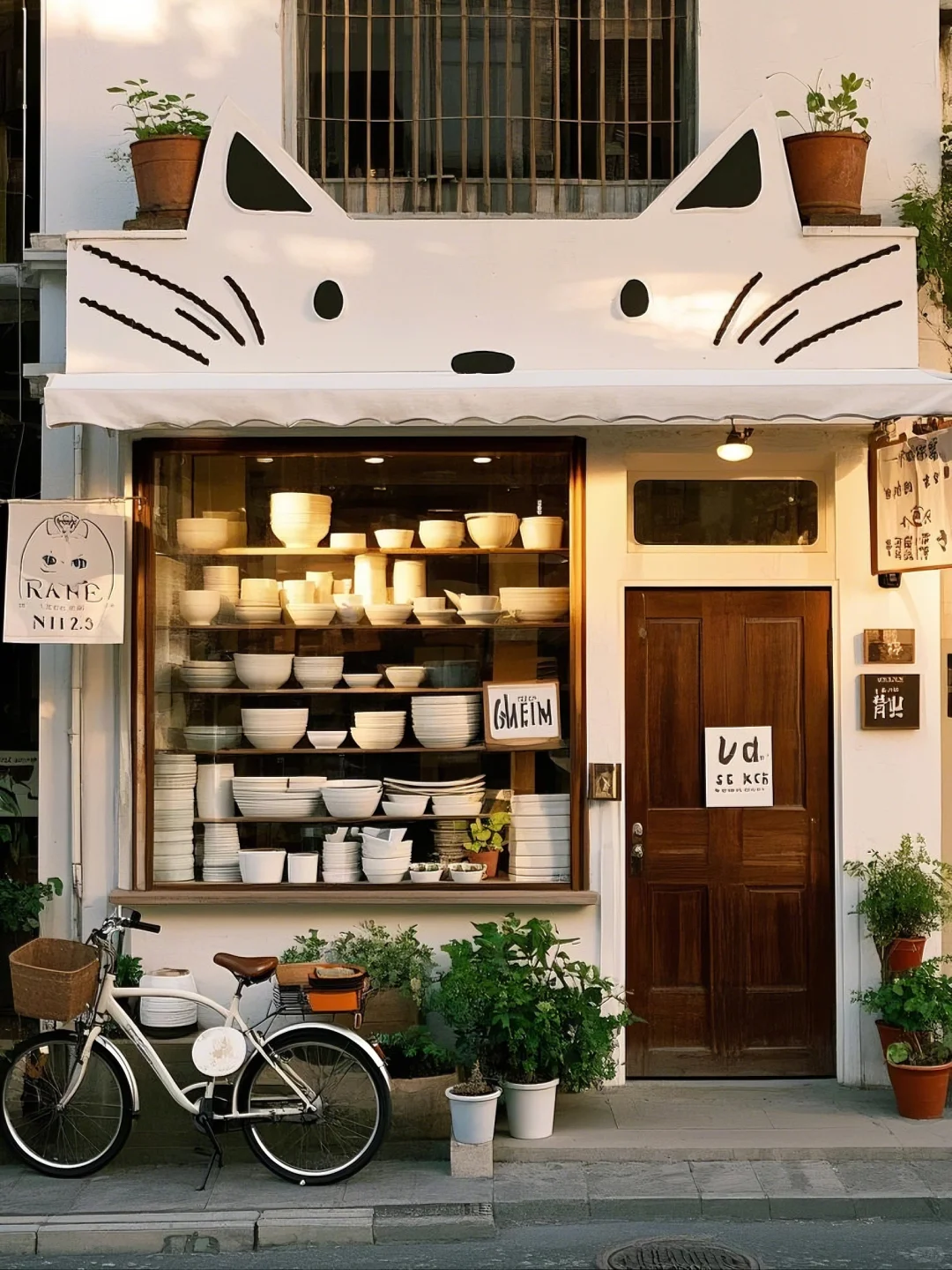 猫咪陶瓷店设计，好治愈啊！