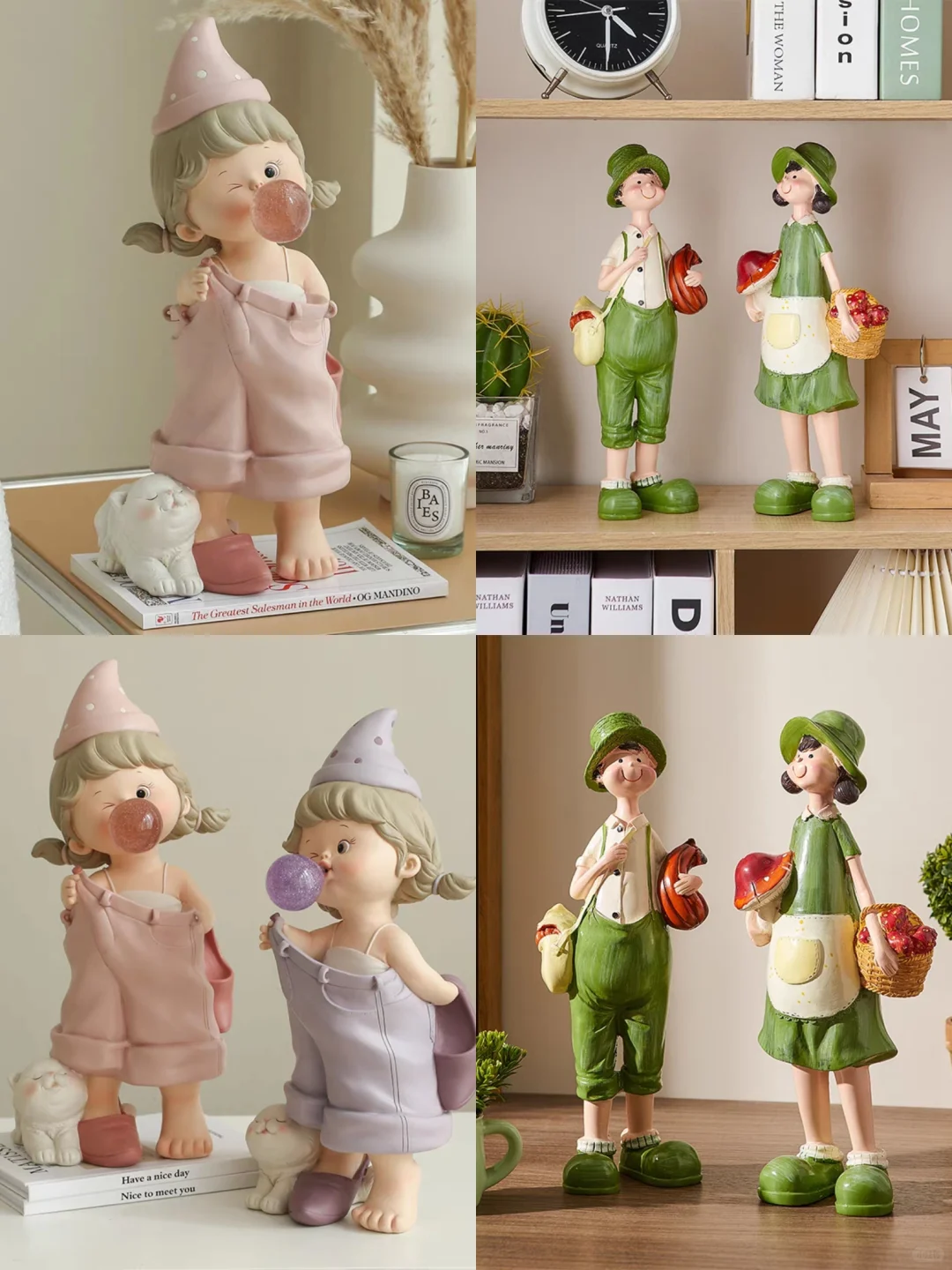 新家的100个快递(54)创意人物小摆件